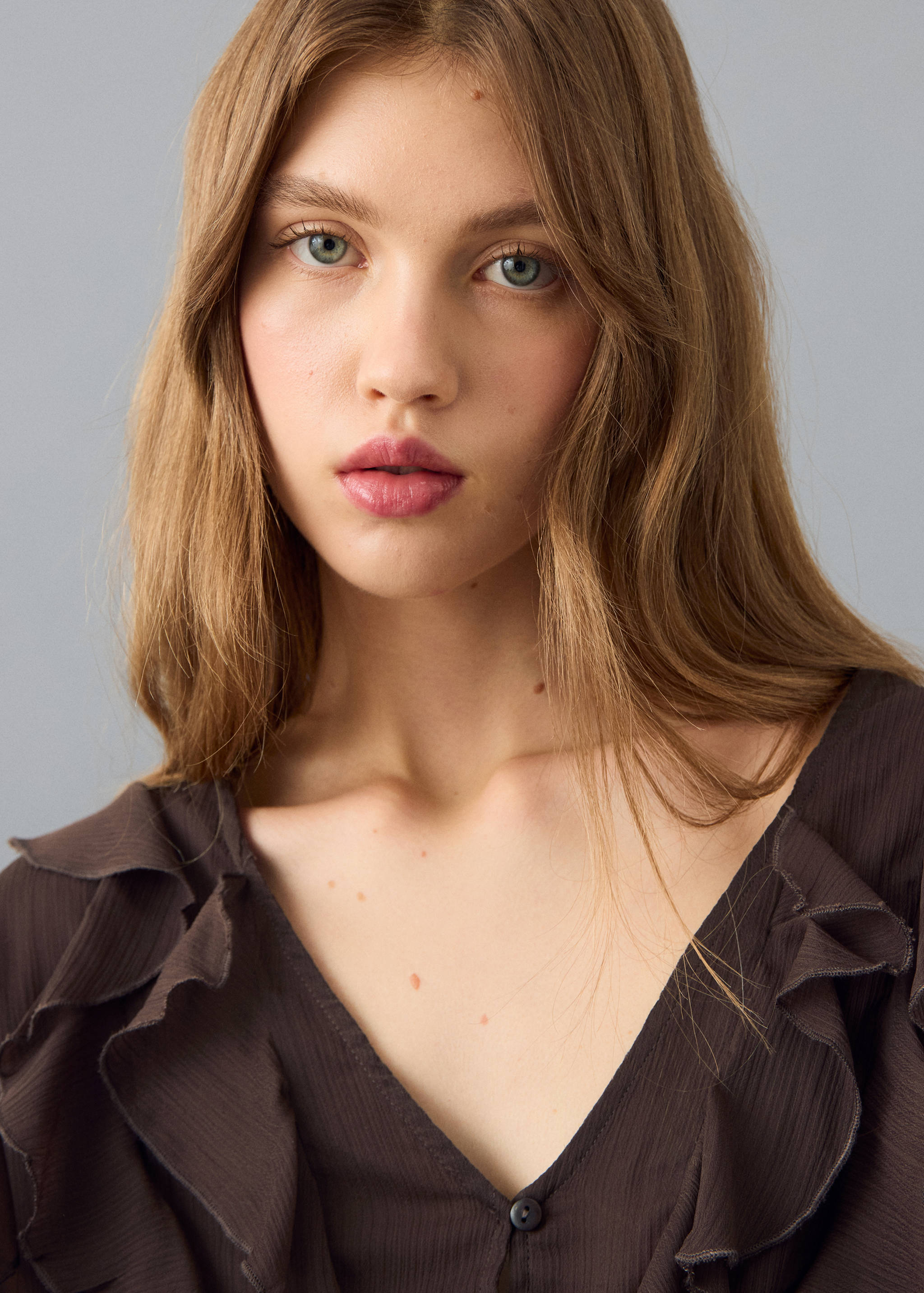 Легкая блуза с воланами - Деталь изделия 1