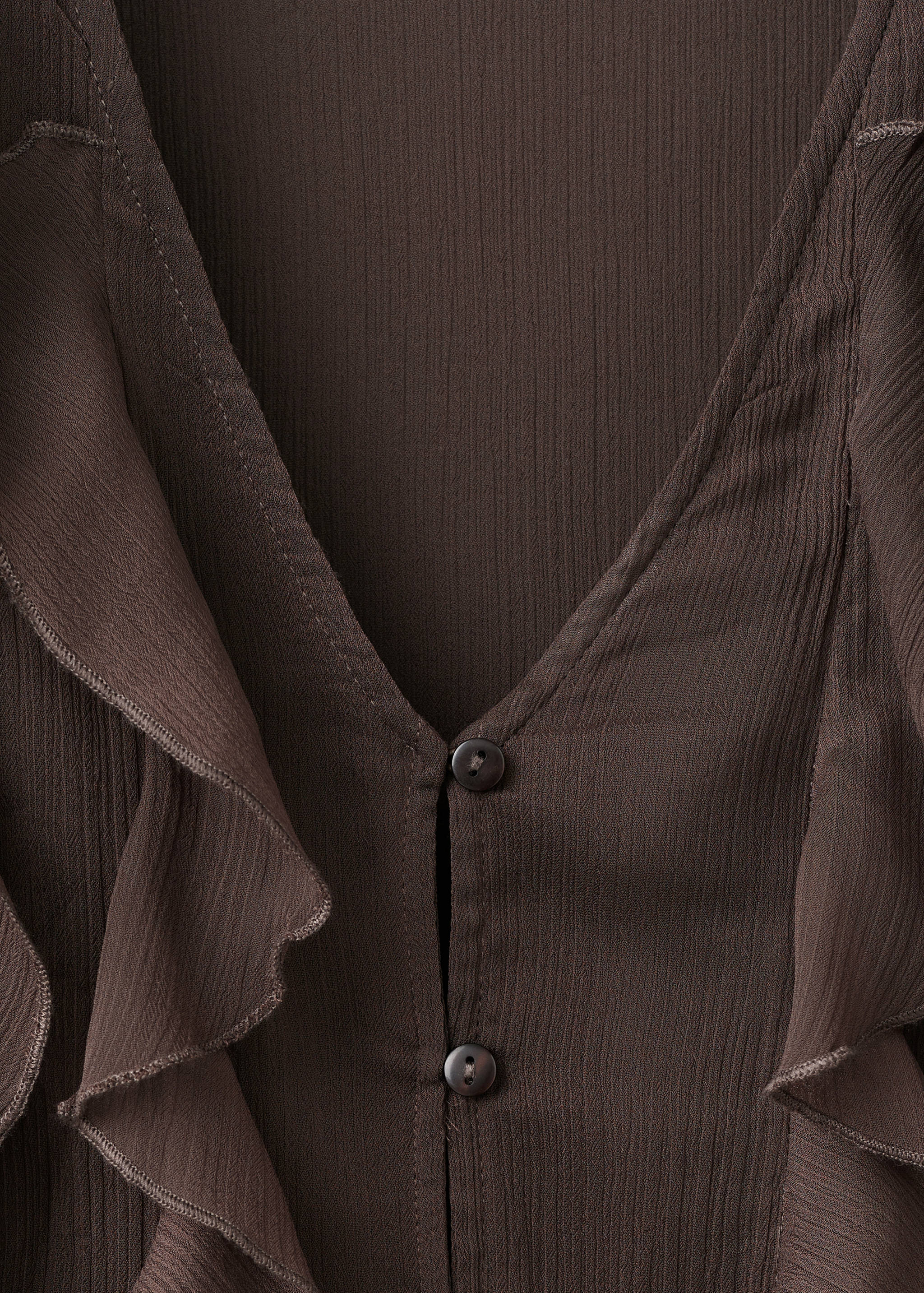 Легкая блуза с воланами - Деталь изделия 8