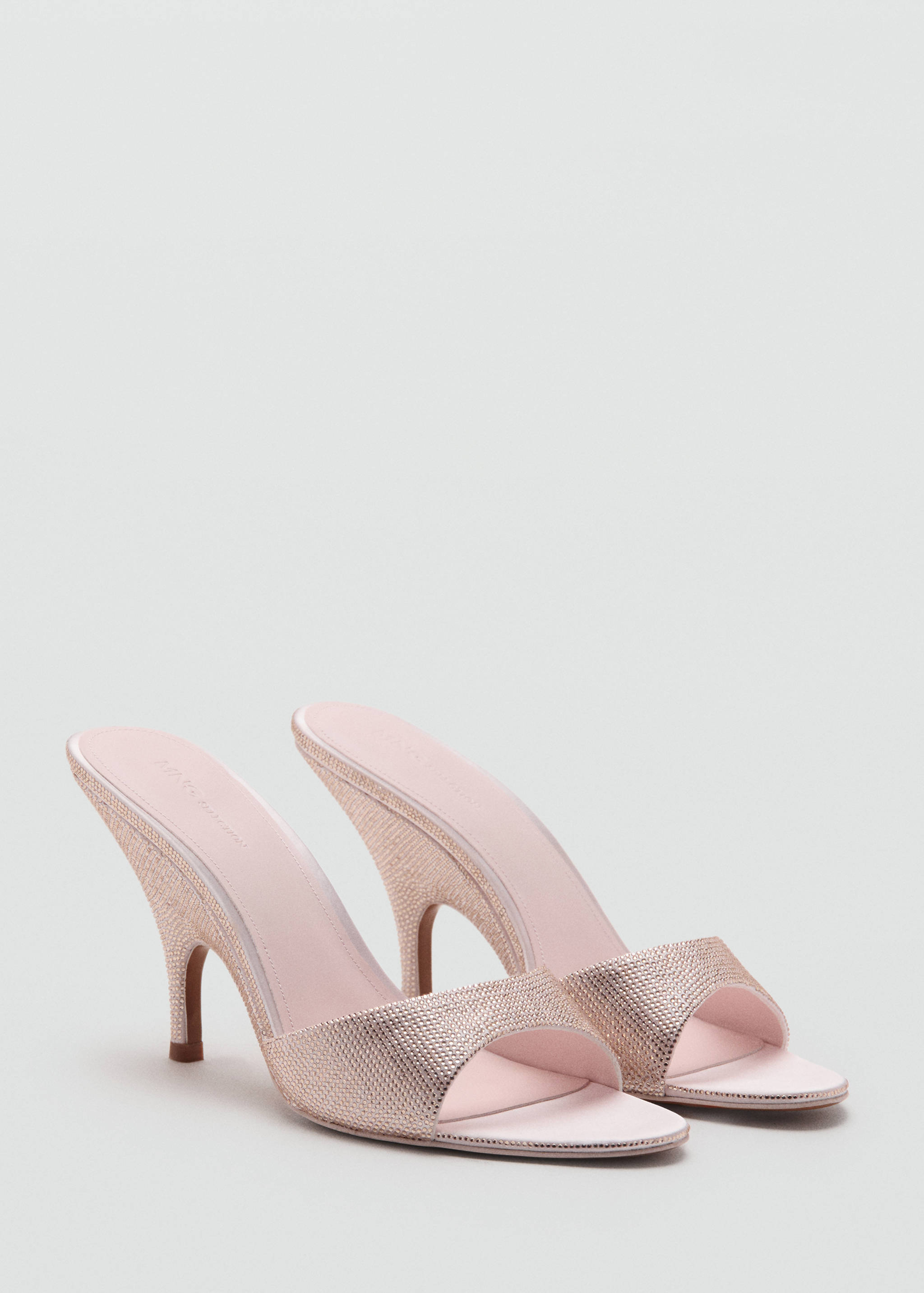 Sandàlia strass tacó falca - Pla mig