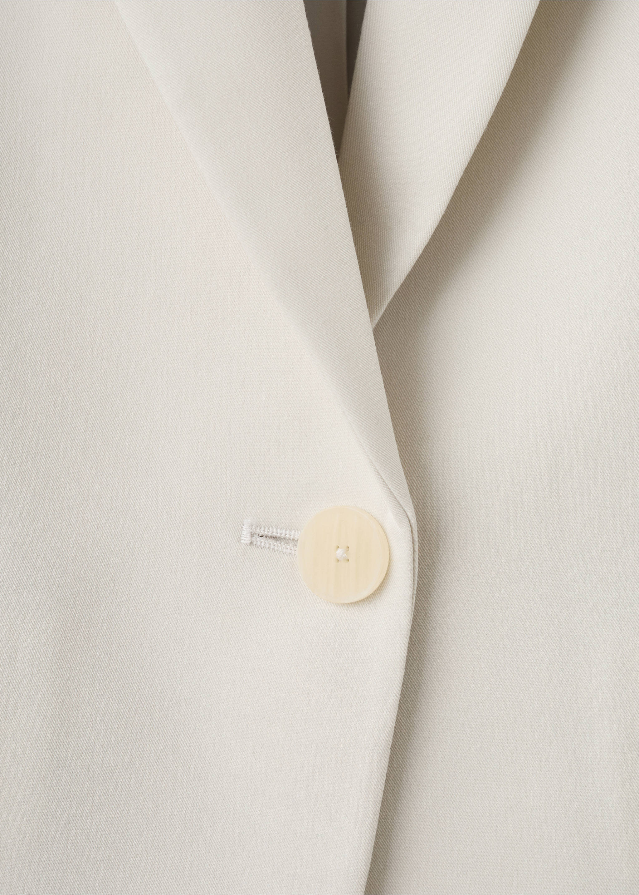 Fitted suit blazer - Details of the article 8, Light/Pastel Grey. Ref: 27041294-00.