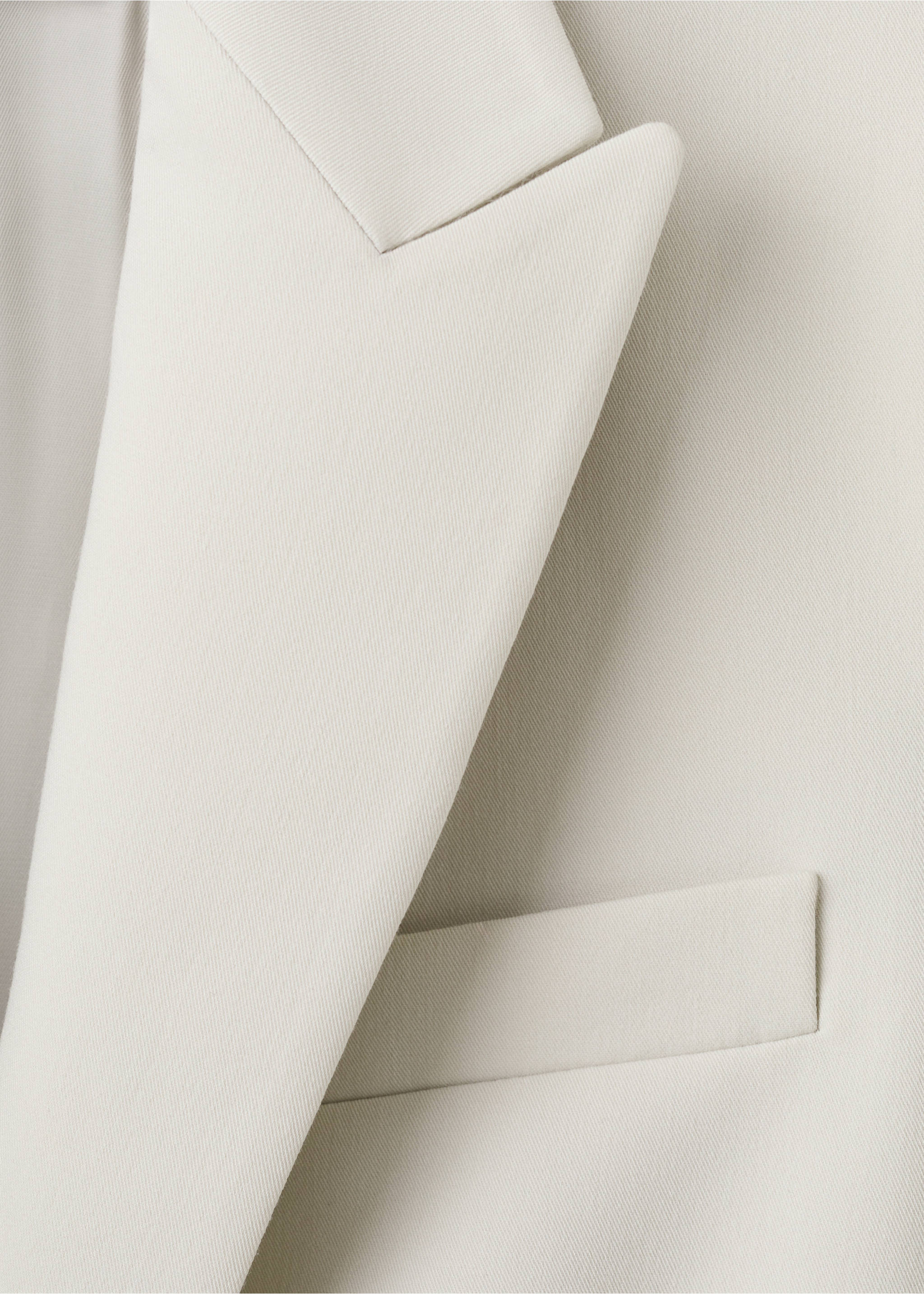 Fitted suit blazer - Details of the article 0, Light/Pastel Grey. Ref: 27041294-00.