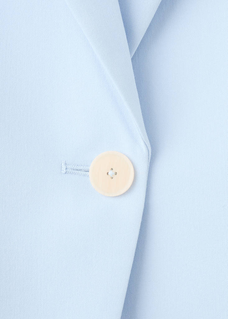 Fitted suit blazer — Blue