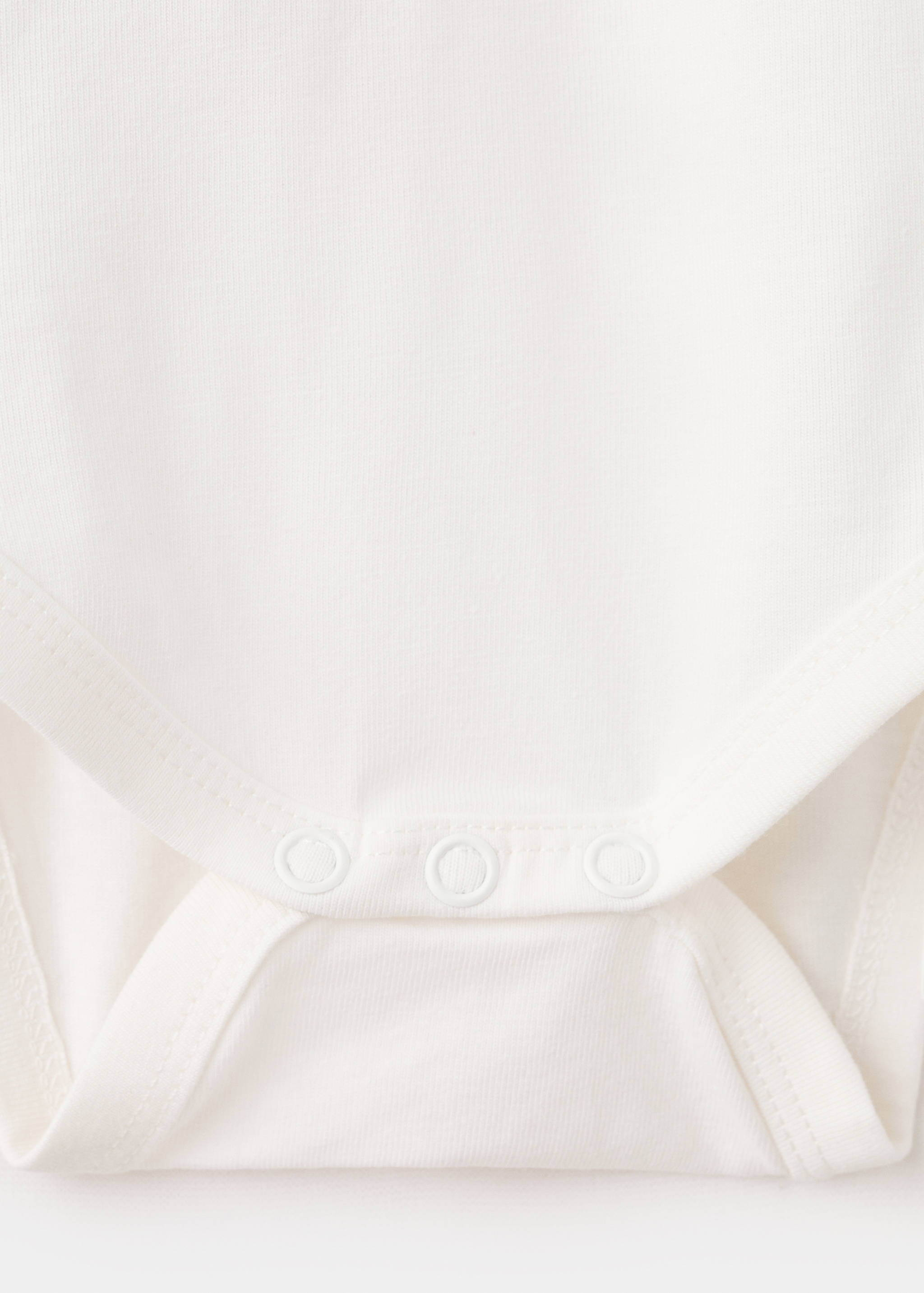 Embroidered babydoll-neck body - Details of the article 0