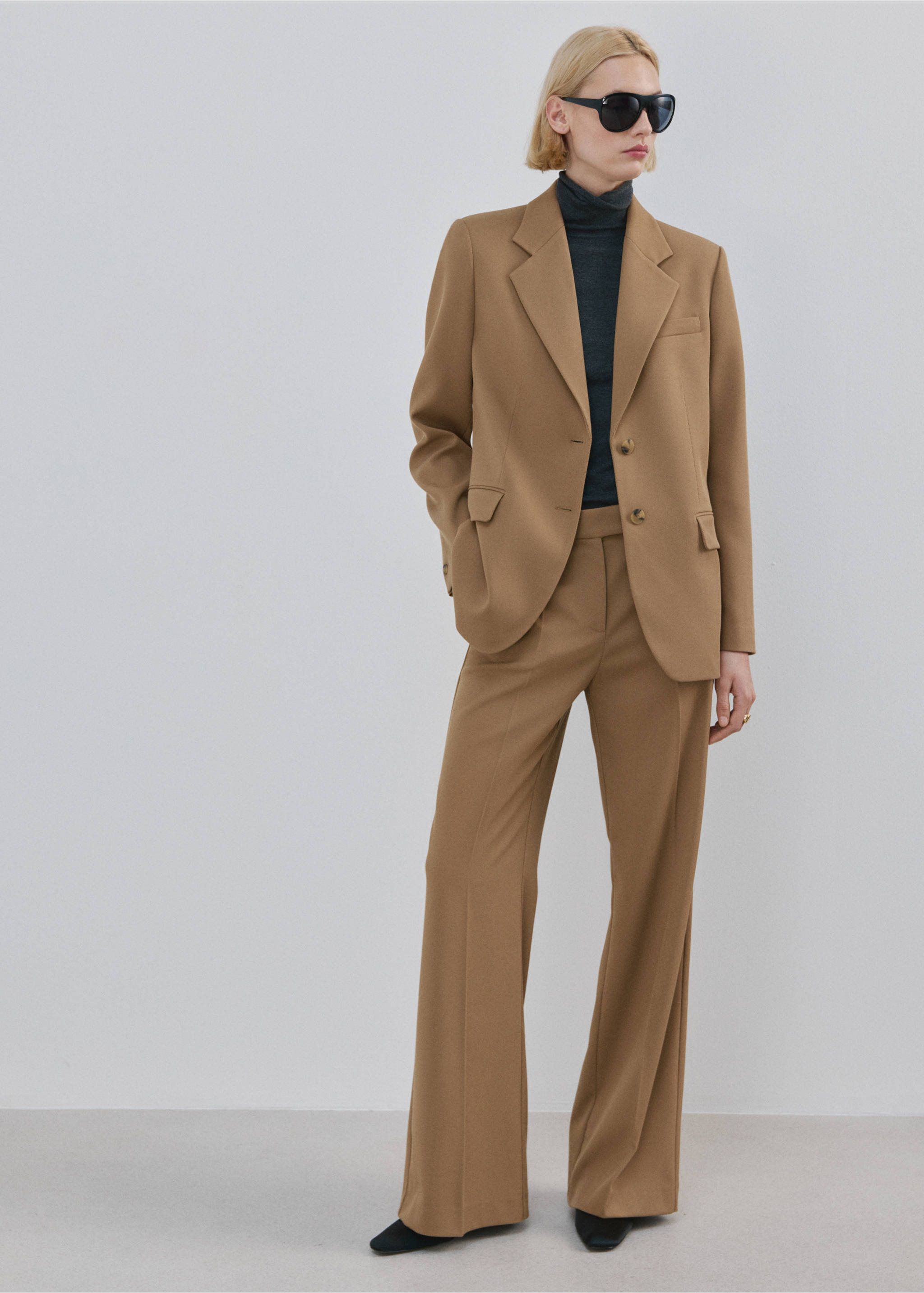 双排扣西装夹克 - null, 中褐色. Ref: 27041297-00.