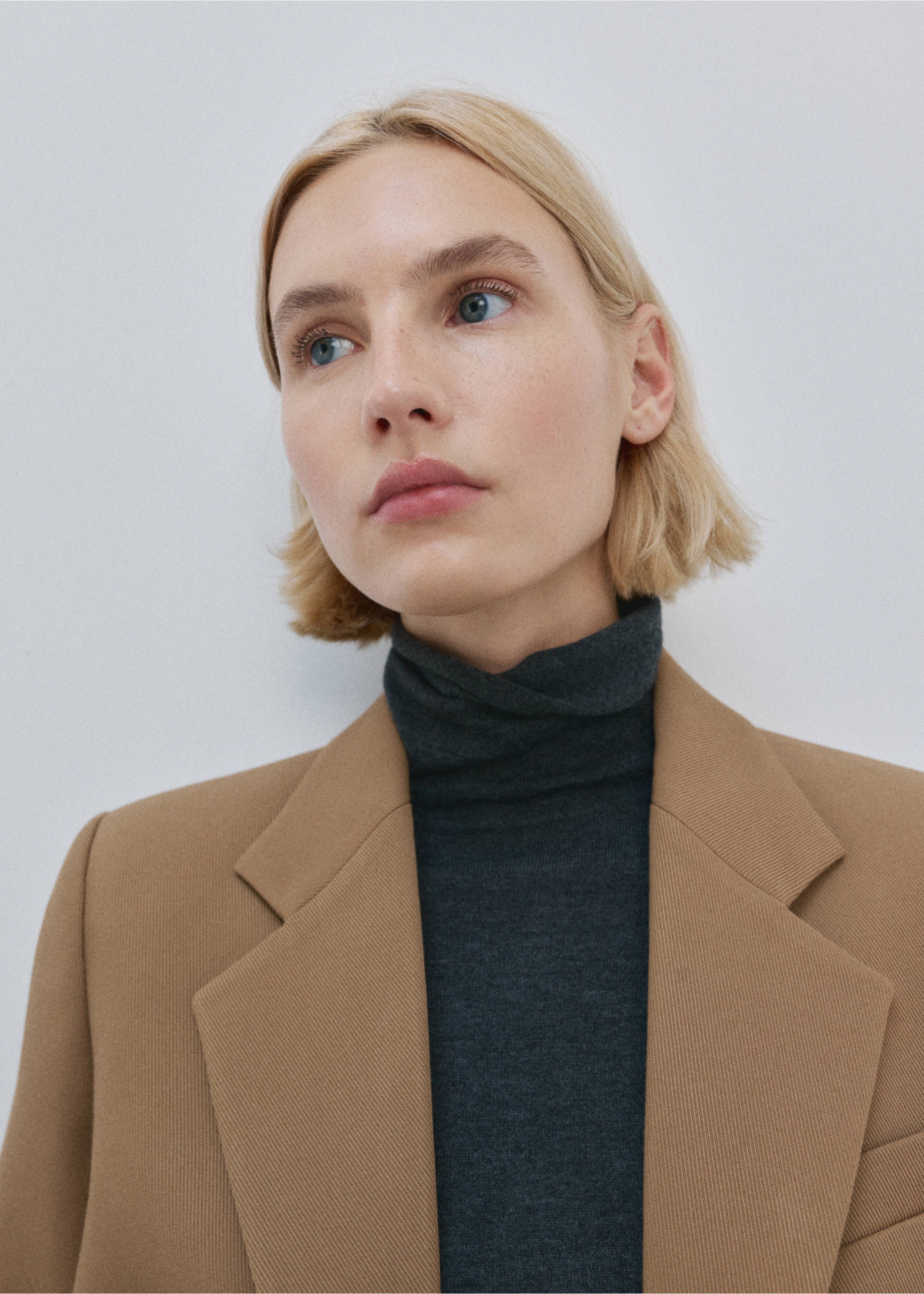 双排扣西装夹克 - null, 中褐色. Ref: 27041297-00.