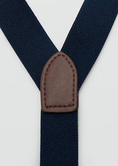 Adjustable elastic braces — Navy 3