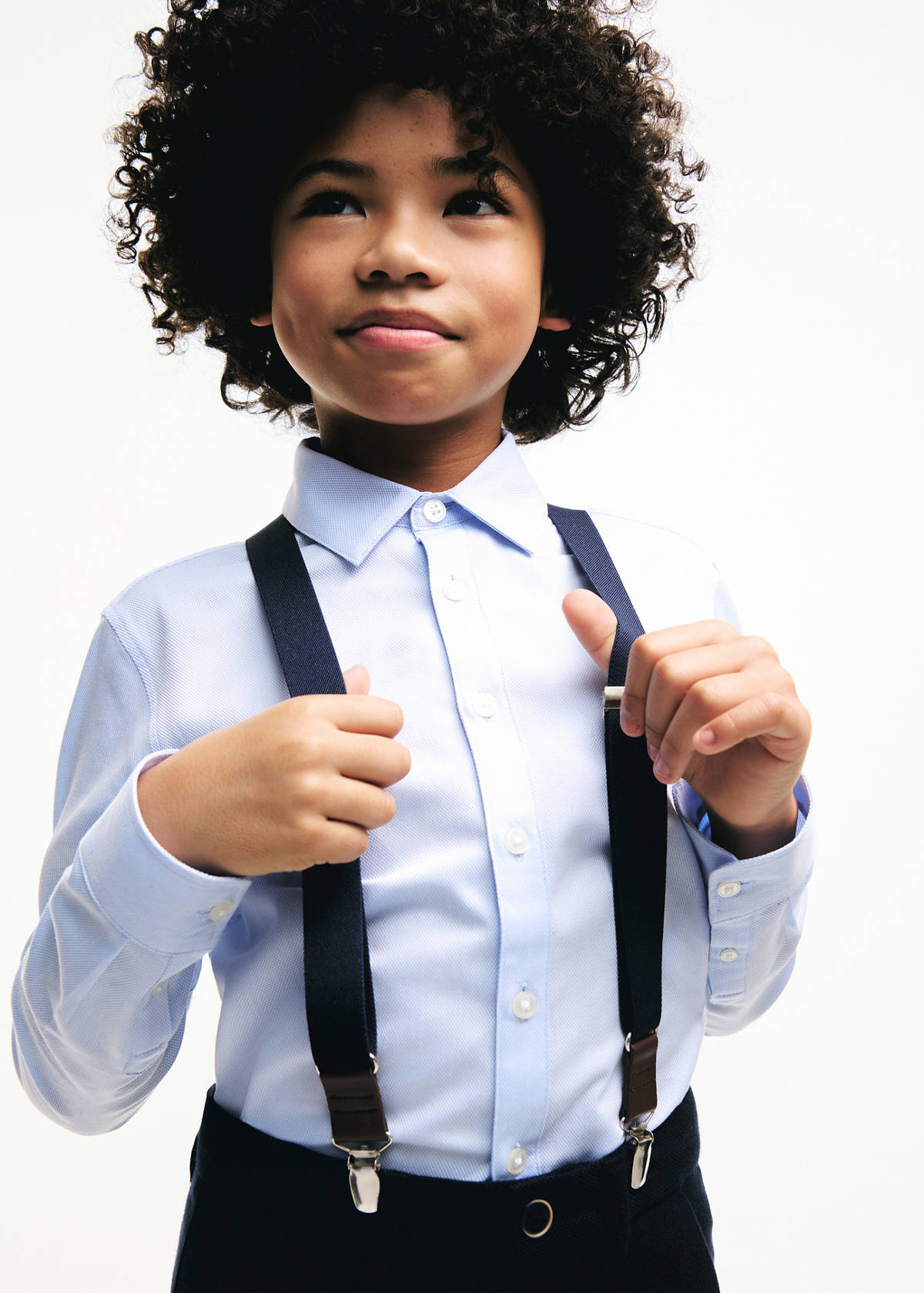 Adjustable elastic braces — Navy