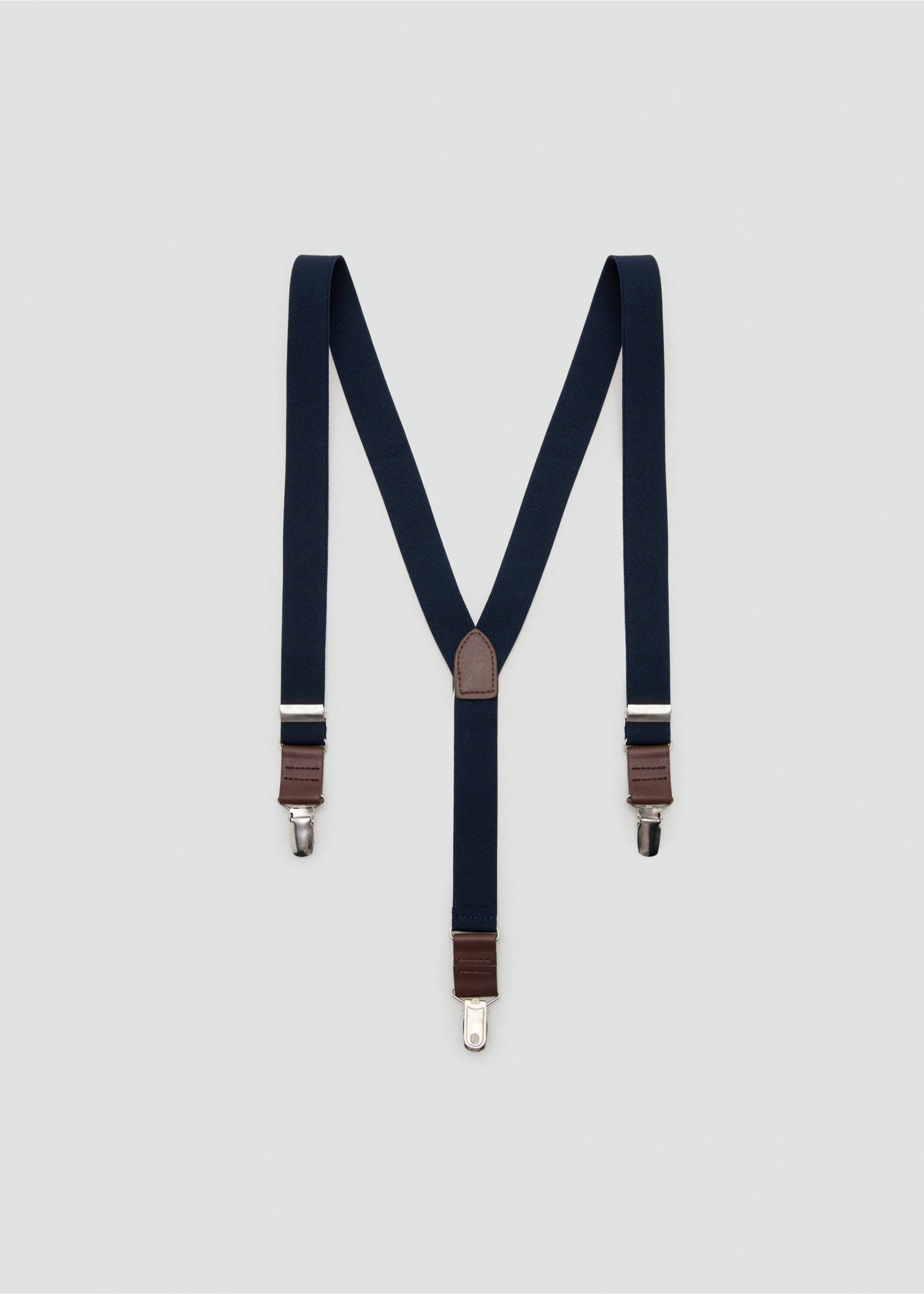 Adjustable elastic braces - Article without model, Navy. Ref: 27041298-00.