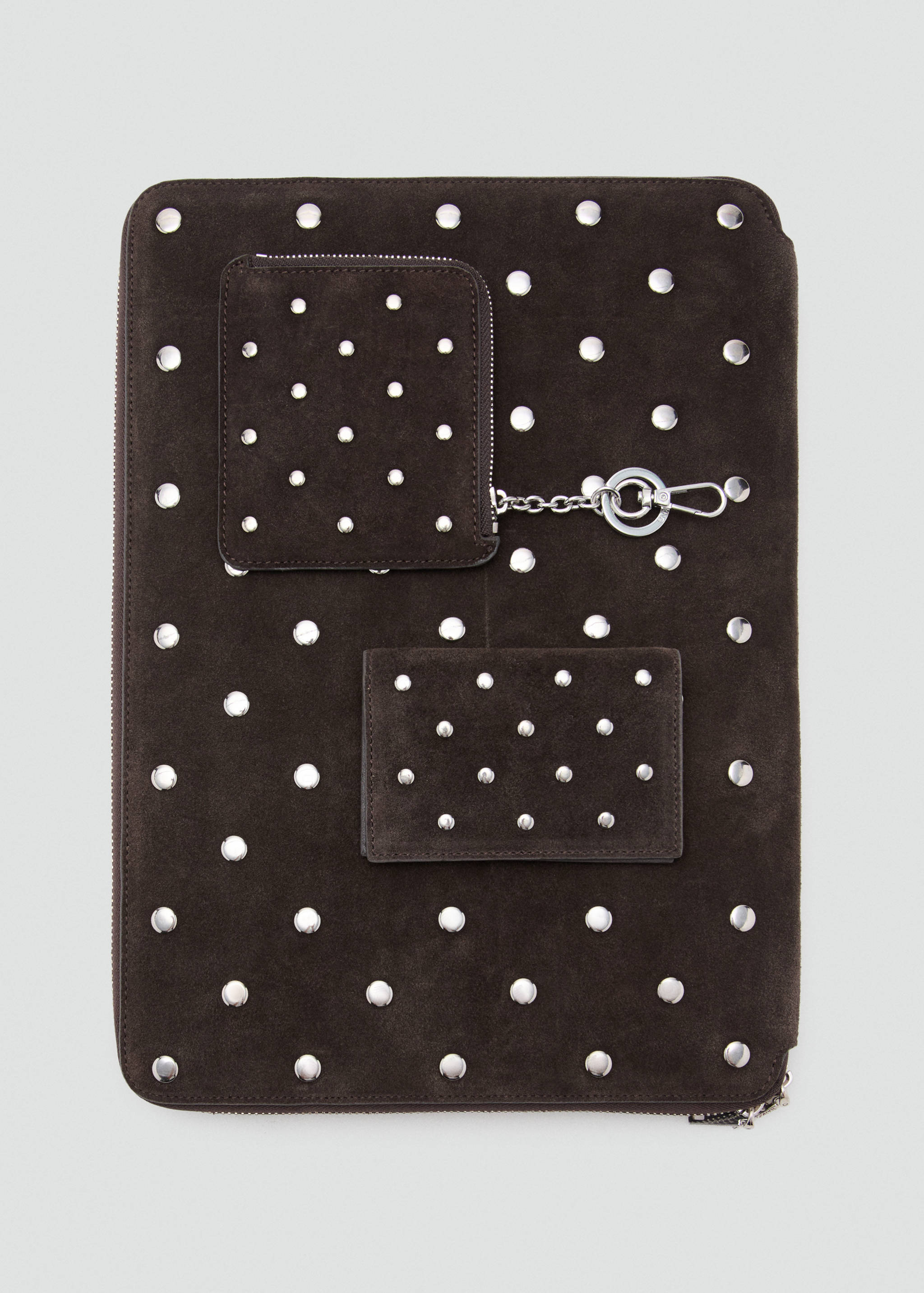 Studded leather laptop case - Details of the article 3