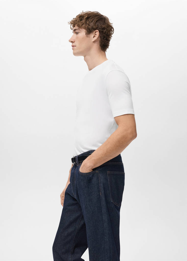 Pack of 2 stretch cotton t-shirts — White
