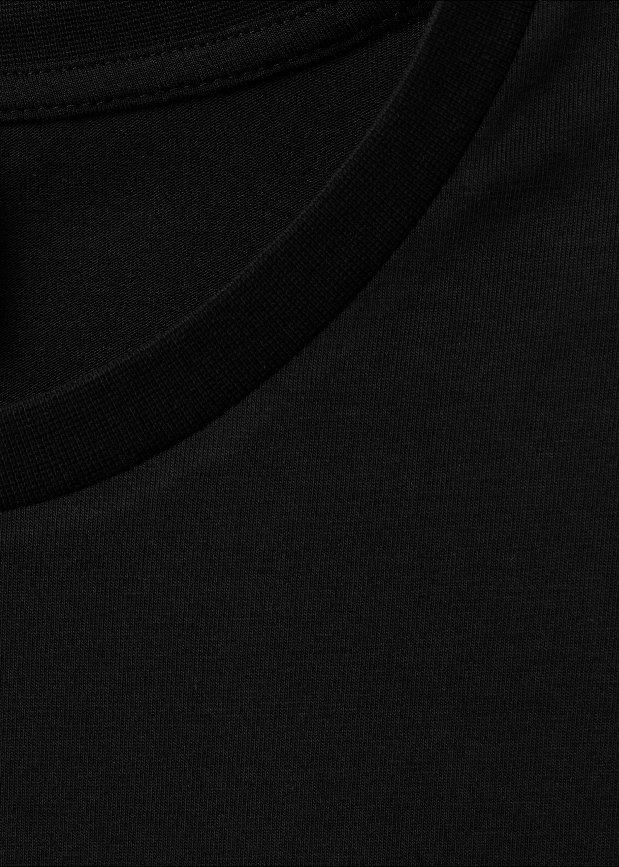 Pack 2 camisetas algodón stretch - Detalle del artículo 8, Negro. Ref: 27041301-00.