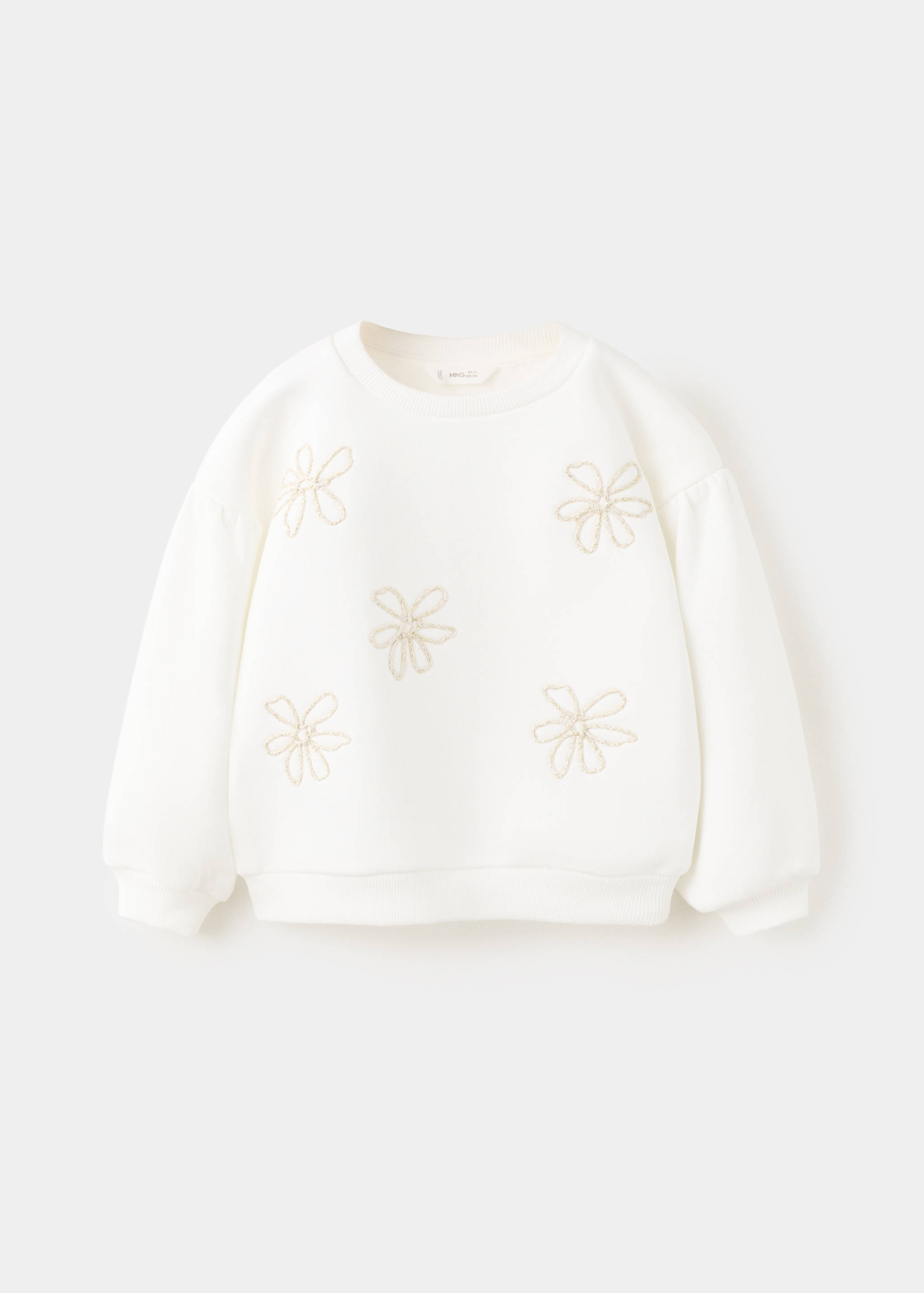 Floral embroidered sweatshirt - Article without model