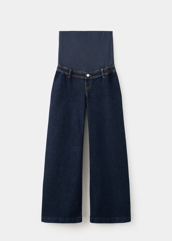Wide leg maternity jeans — Open Blue