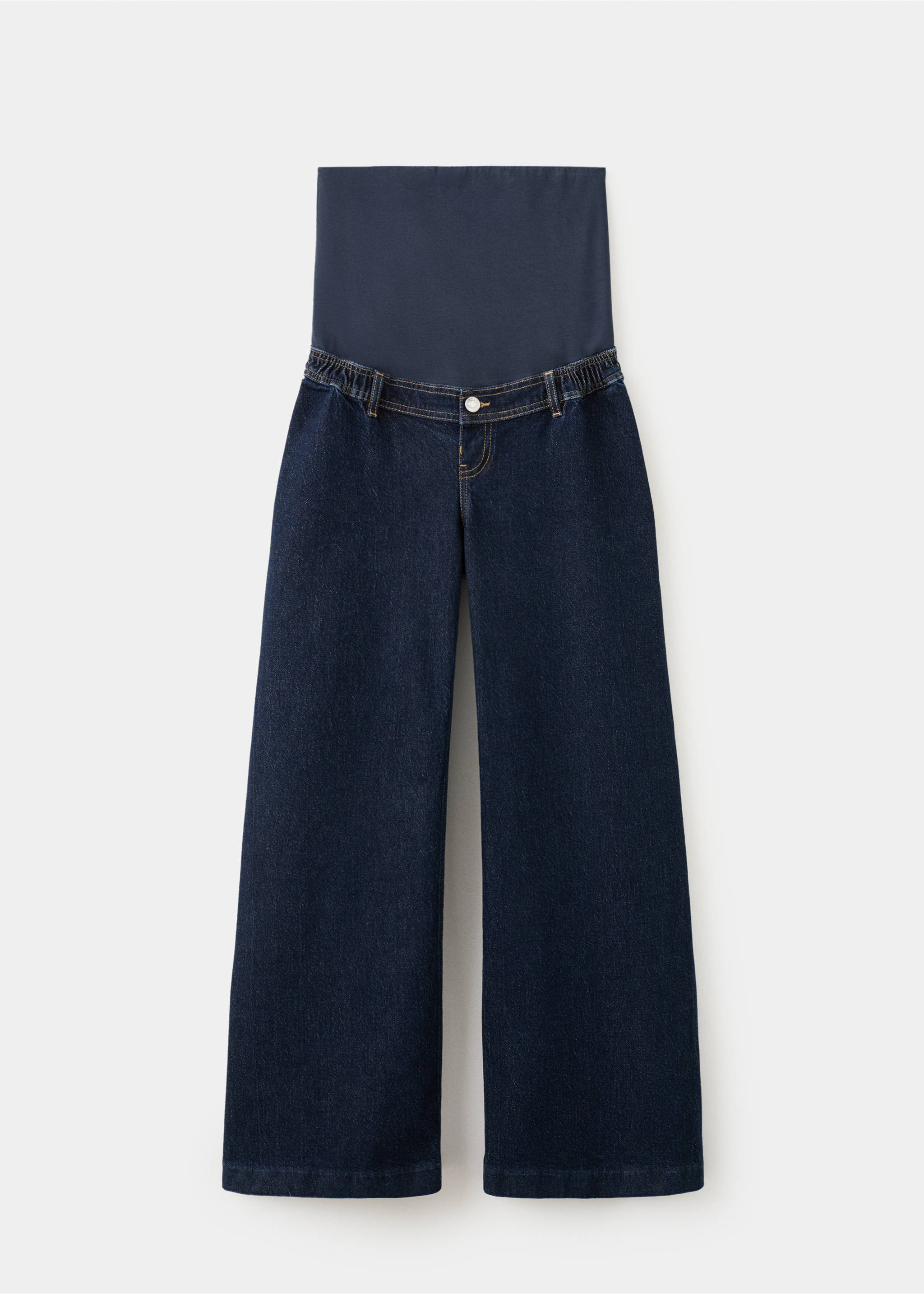 Wide leg maternity jeans - Article without model, Open Blue. Ref: 27041303-00.