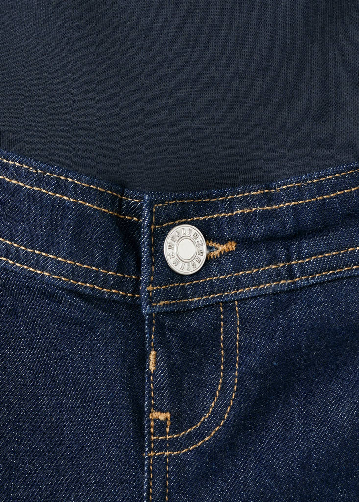 Wide leg premamá jeans with pockets — Open Blue
