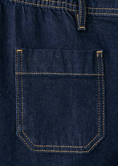 Wide leg premamá jeans with pockets — Open Blue 8
