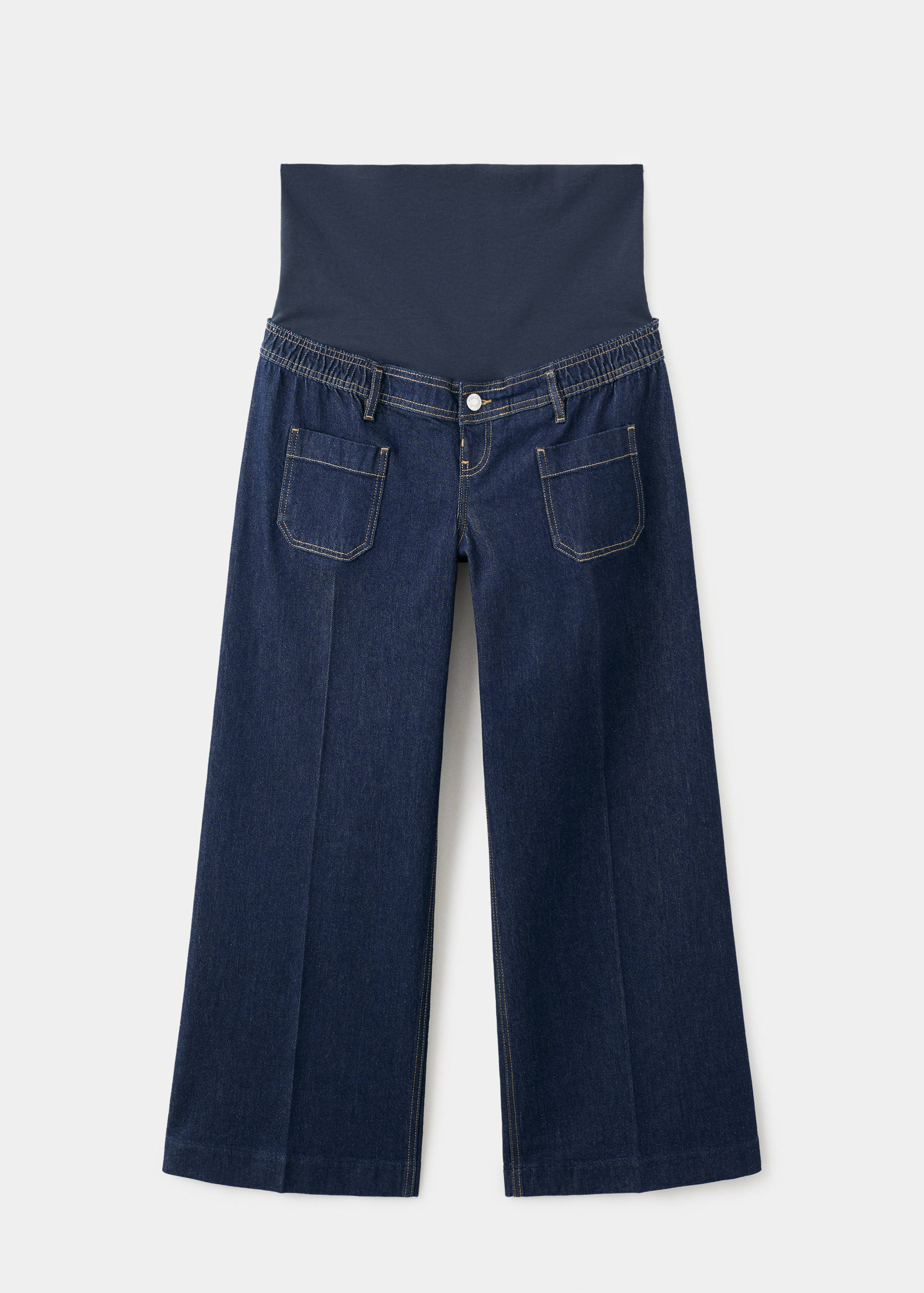 Wide leg premamá jeans with pockets - Article without model