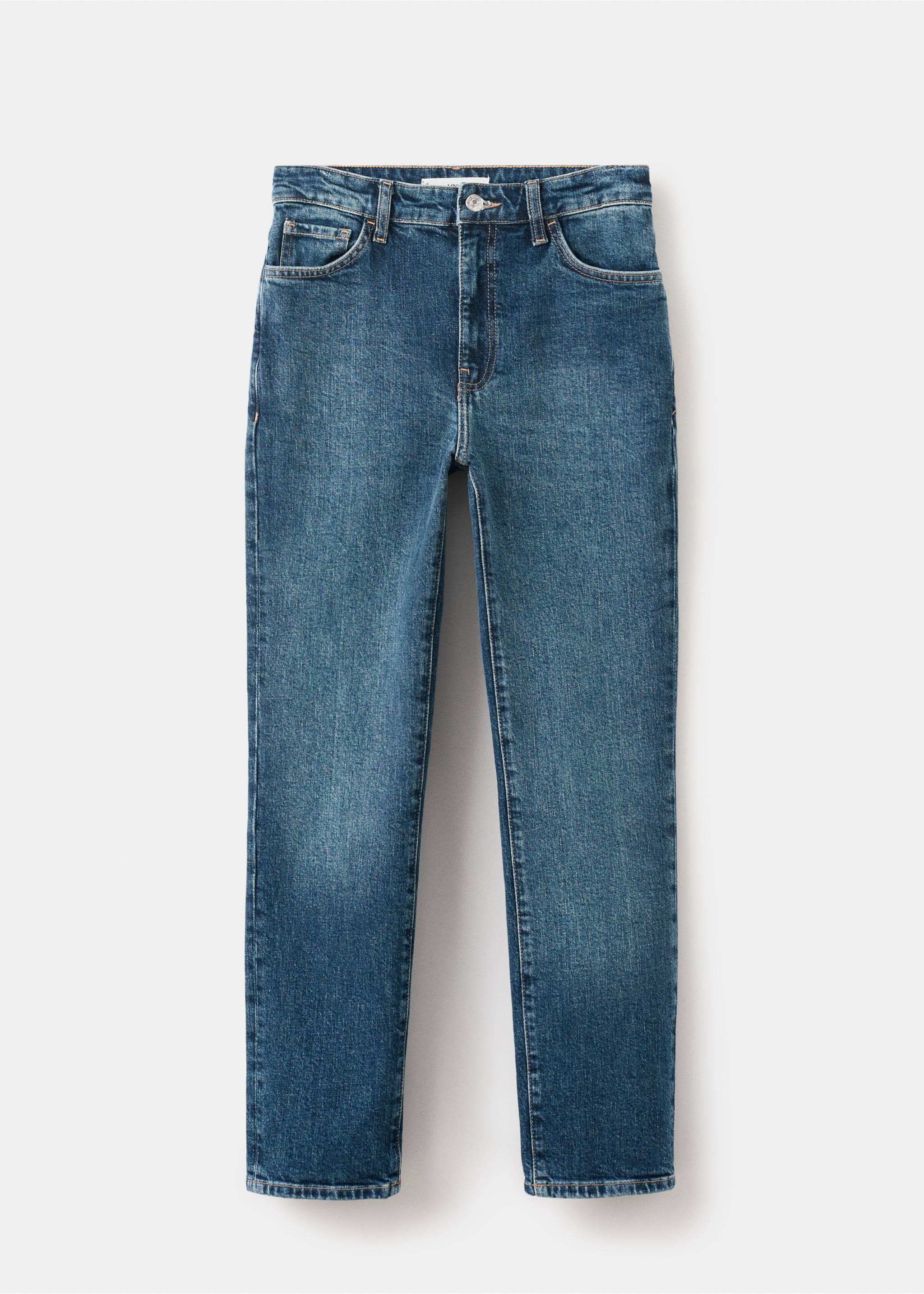 Claudia slim-fit cropped jeans - Article without model, Dark Blue. Ref: 27041305-00.