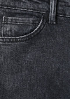 Claudia slim-fit cropped jeans — Black denim 12
