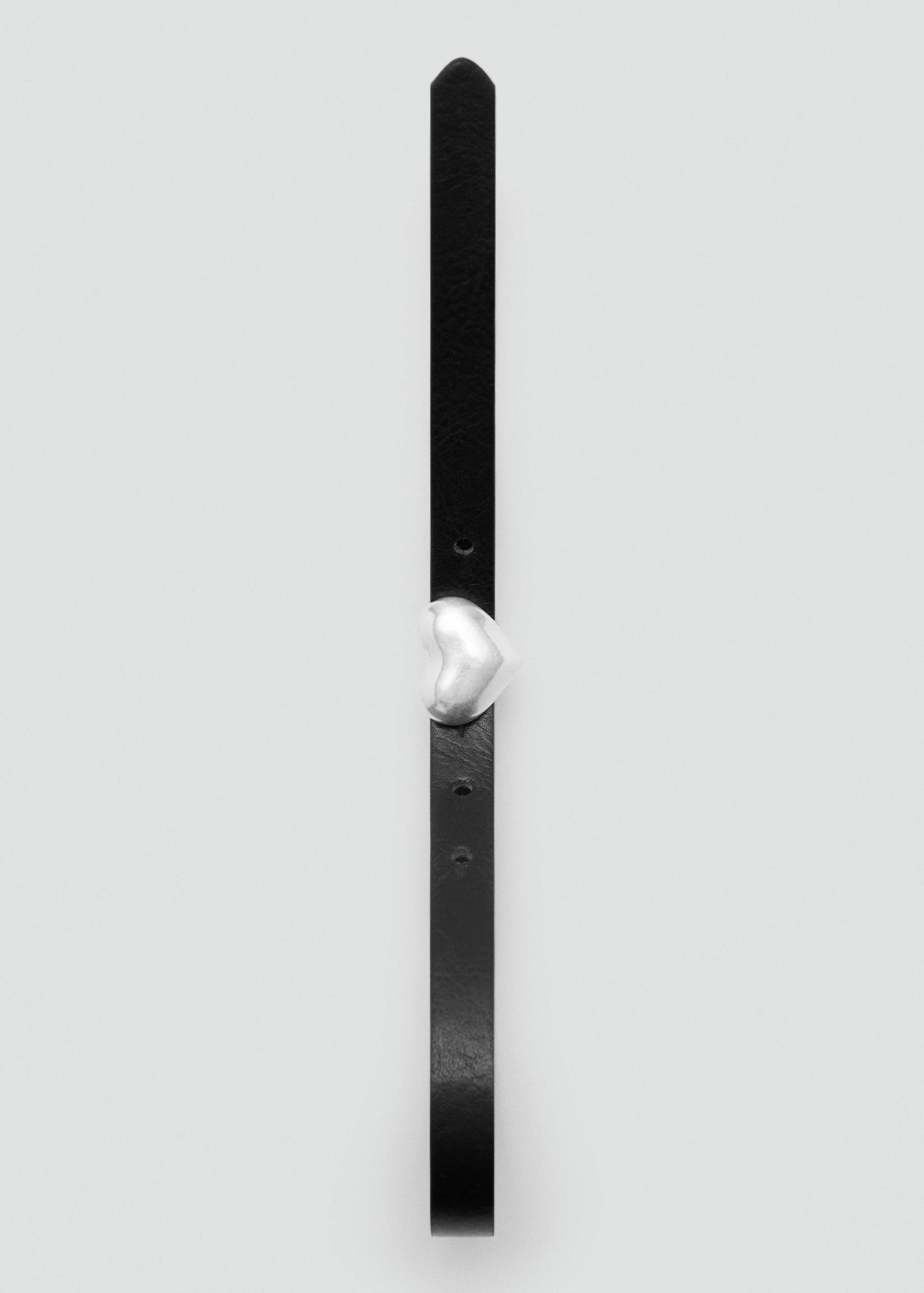 Узкий ремешок с сердечком - Деталь изделия 2