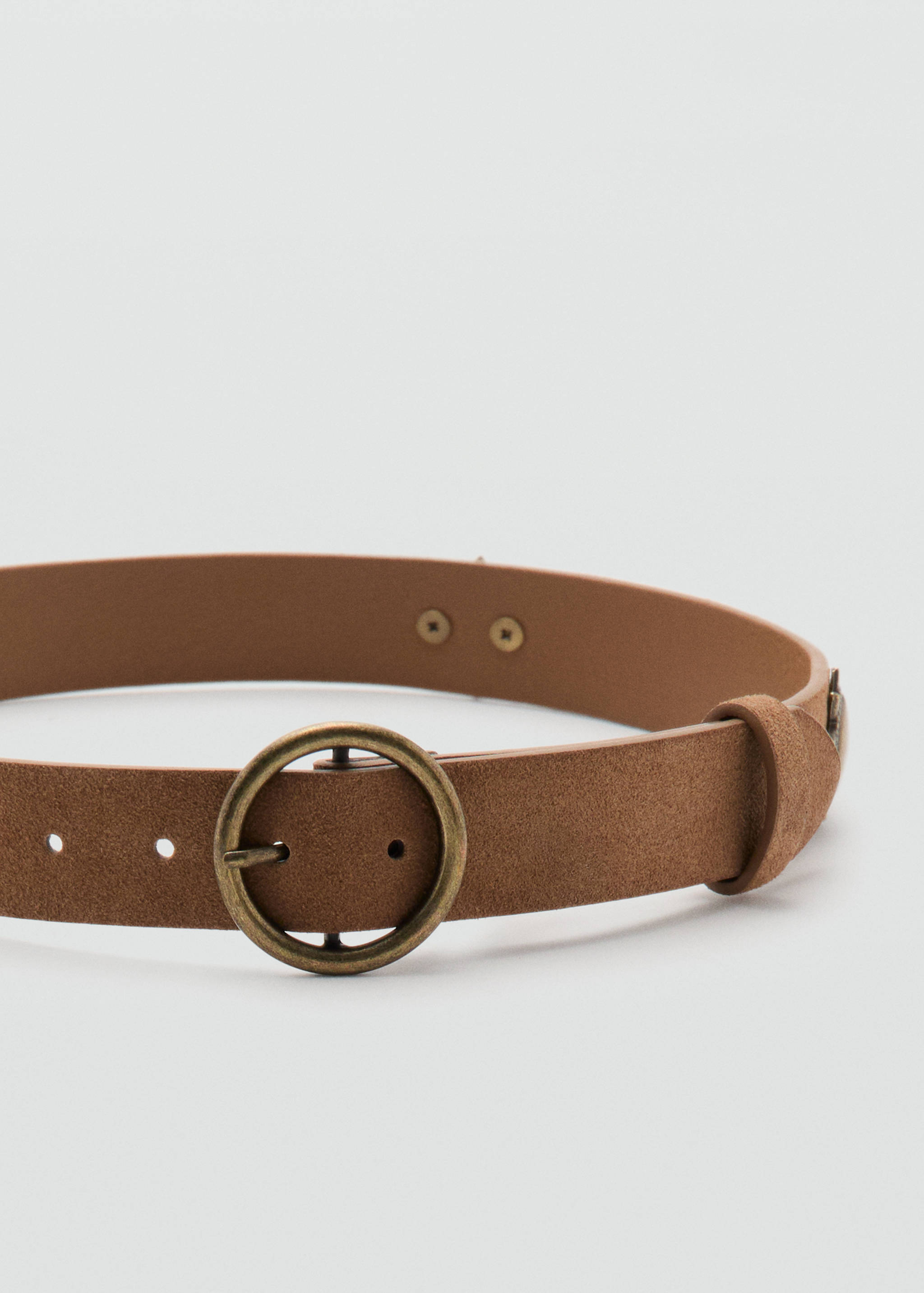 Кожаный ремень с украшением в виде солнца - Деталь изделия 1