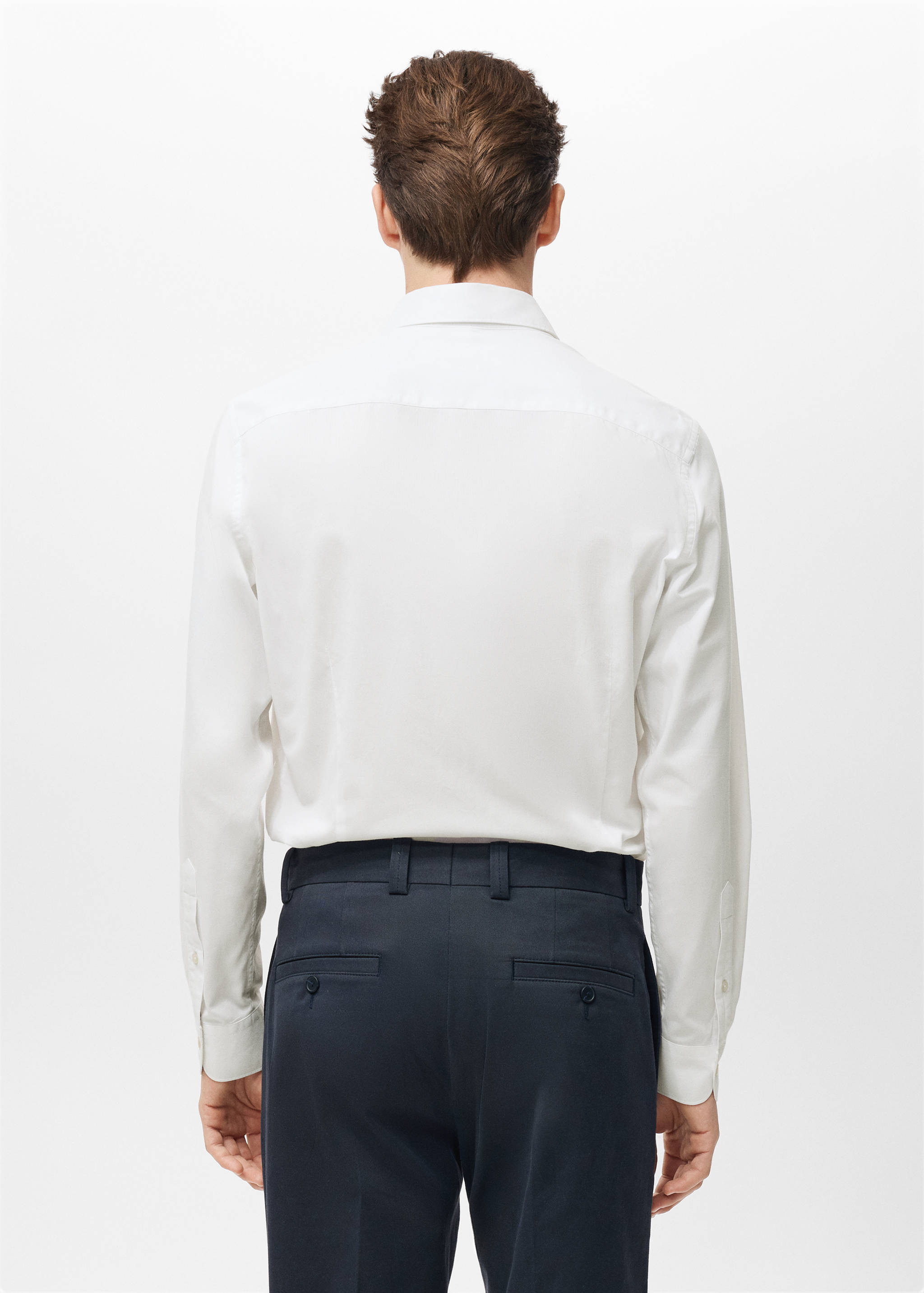 Chemise 100 % coton slim-fit - Verso de l’article