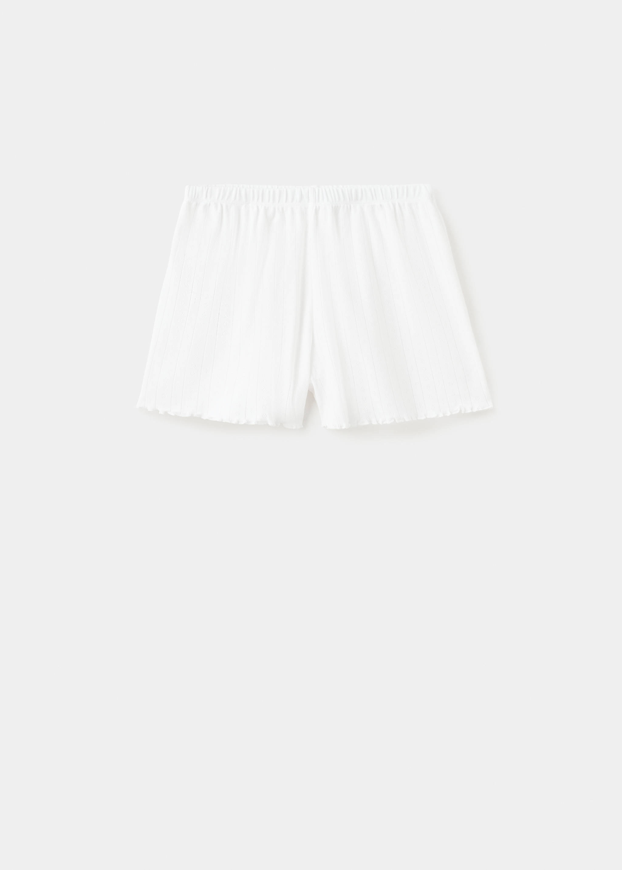 Openwork cotton shorts - Article without model