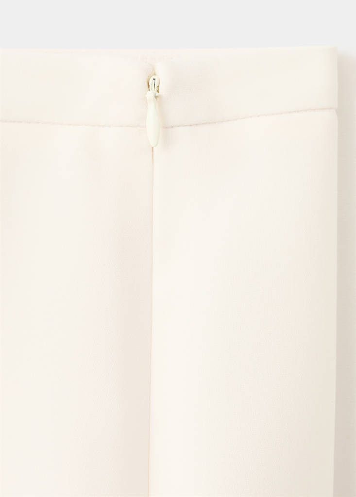 High-waist suits trousers — Vanilla