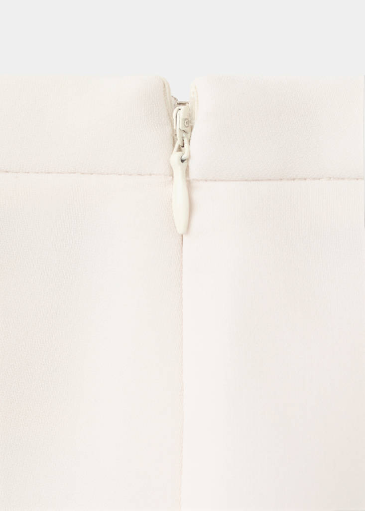 High-waist suits trousers — Vanilla