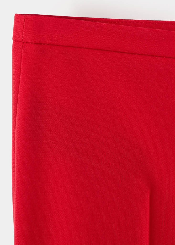 High-waist suits trousers — Red