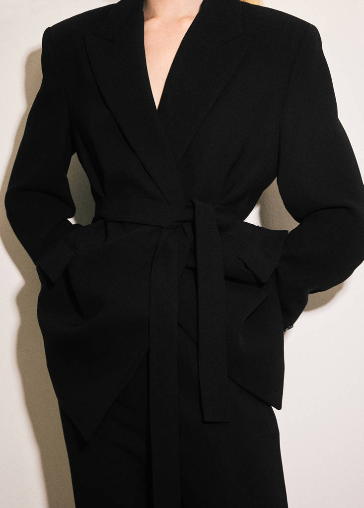 High-waist suits trousers — Black