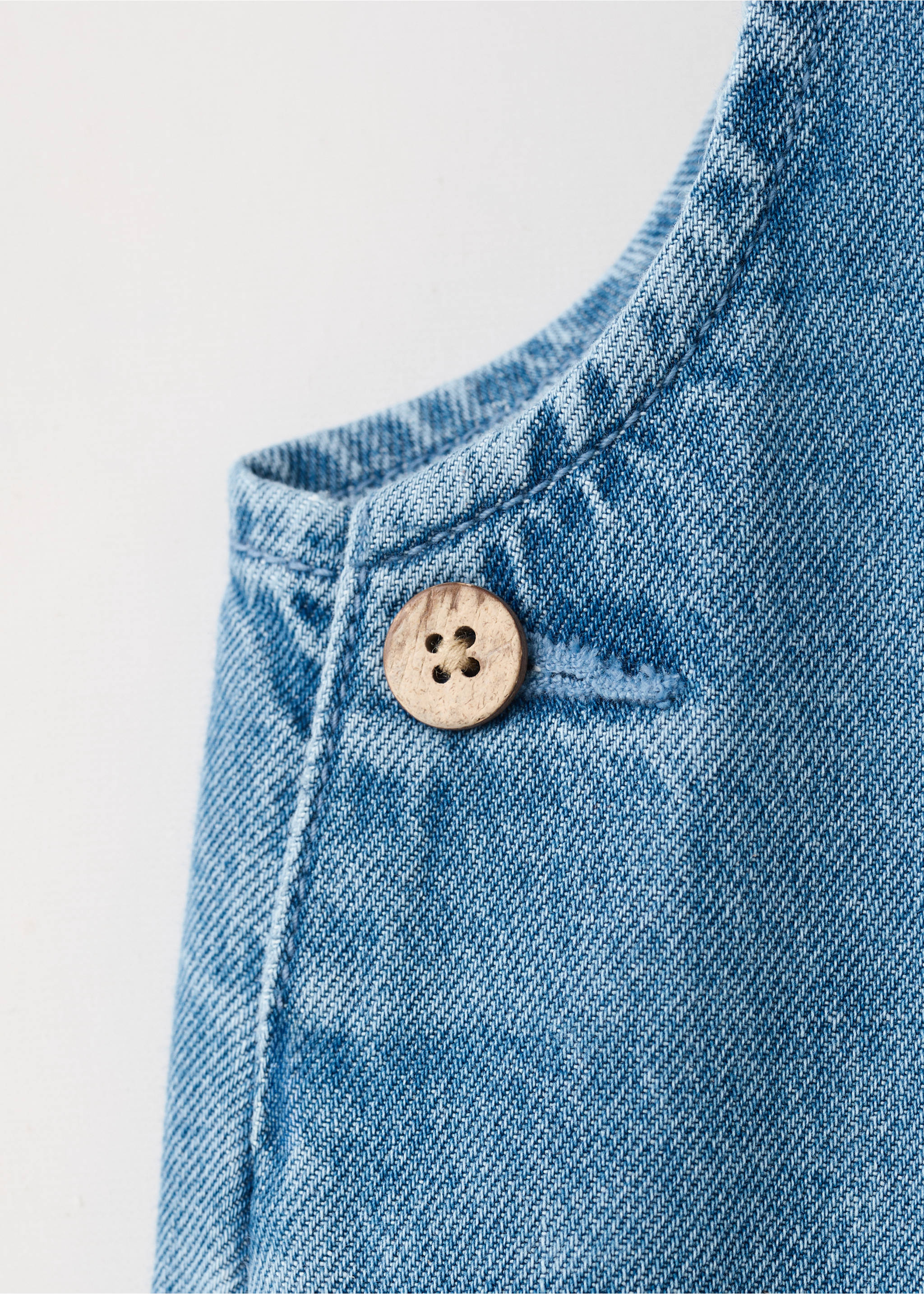 Peto denim bolsillos - Detalle del artículo 0, Azul medio. Ref: 27041321-00.