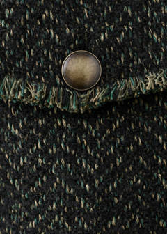 Tweed jacket with notched lapel collar — Green 7