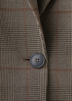 Check suit jacket — Brown 6