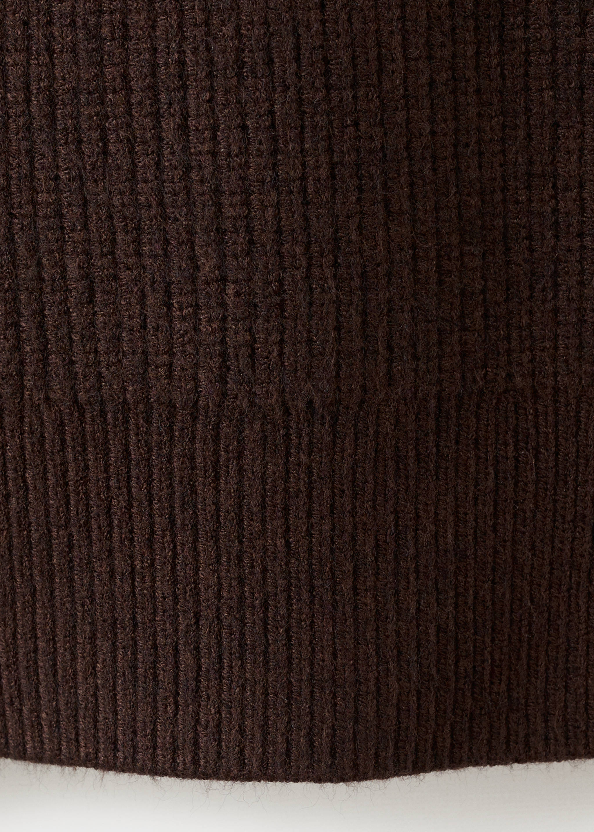 Sweater with contrasting zip collar - Details of the article 0