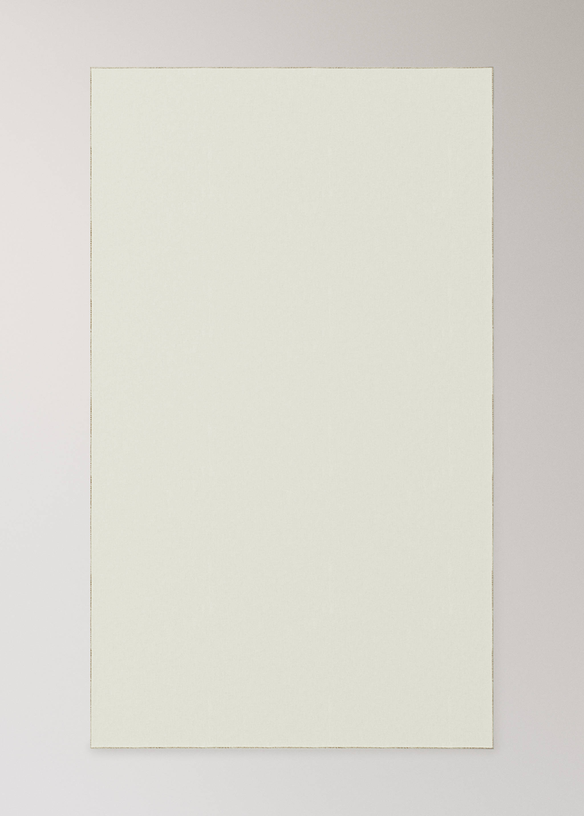 Resin-coated 100% linen tablecloth with contrasting overlock for 6 to 8 diners - Details of the article 3