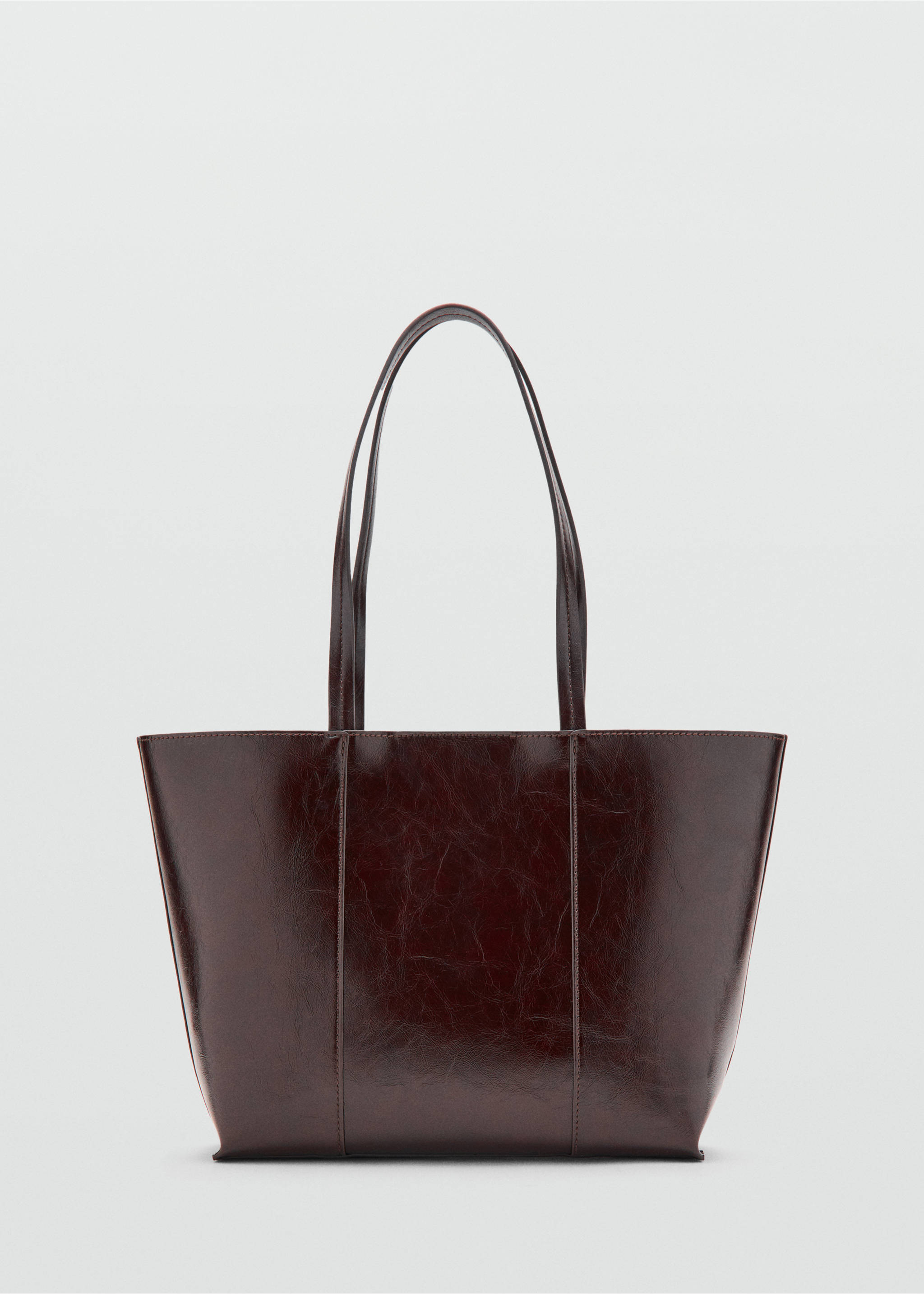 Medium shopper bag - Article without model, Chocolate. Ref: 27041343-00.