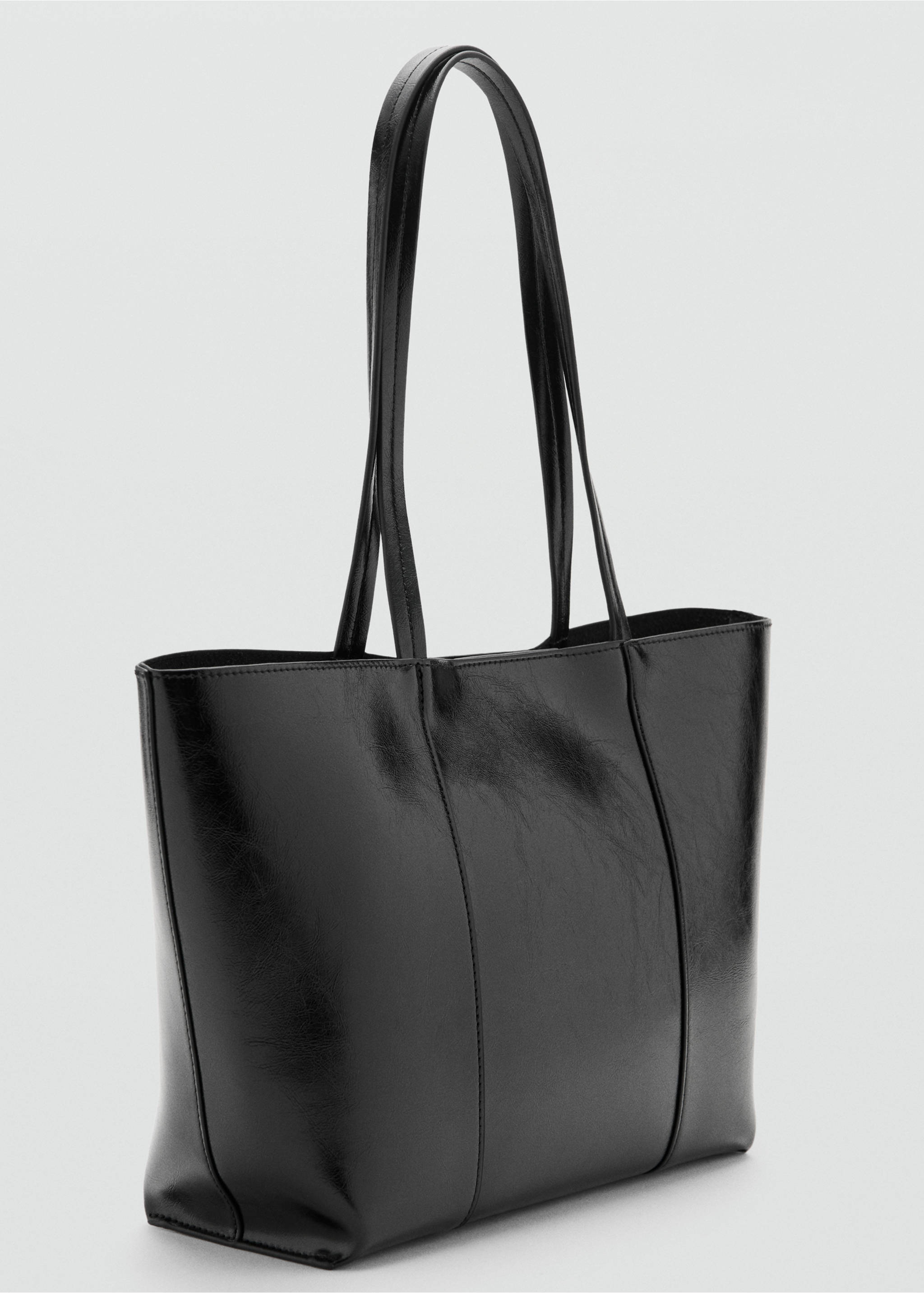 Medium shopper bag - Medium plane, Black. Ref: 27041343-00.