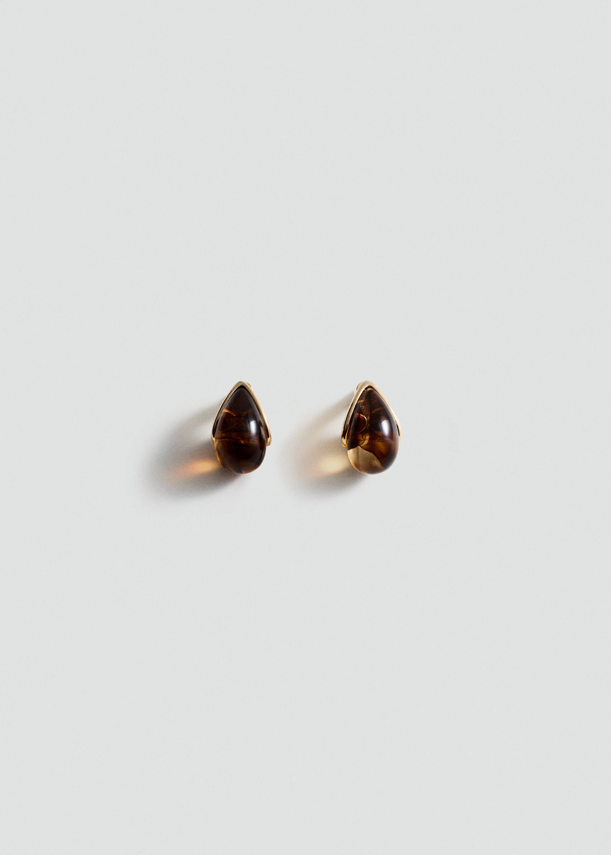 Resin drop earrings - Article without model