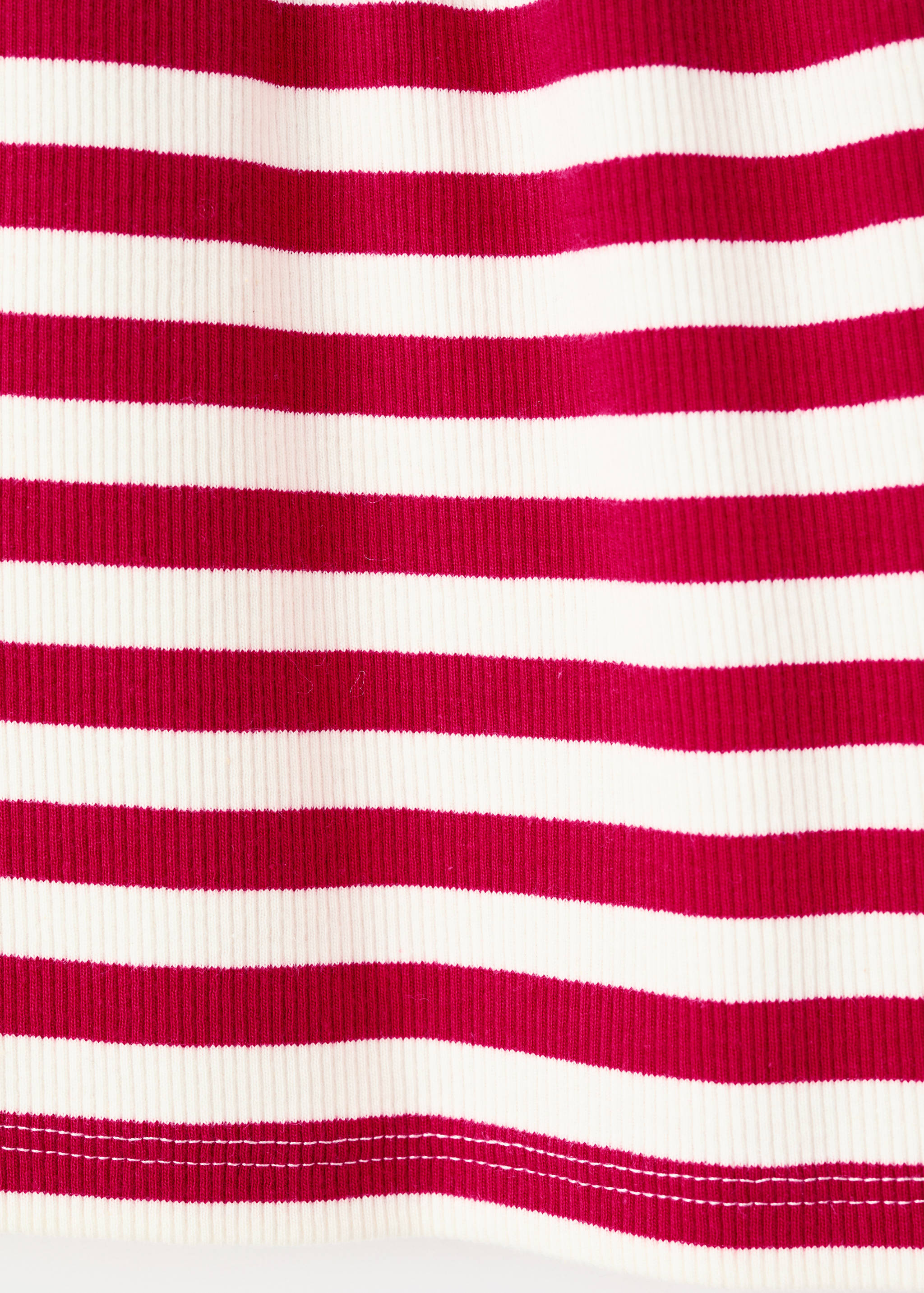 Шорты в рубчик с принтом в полоску - Деталь изделия 0