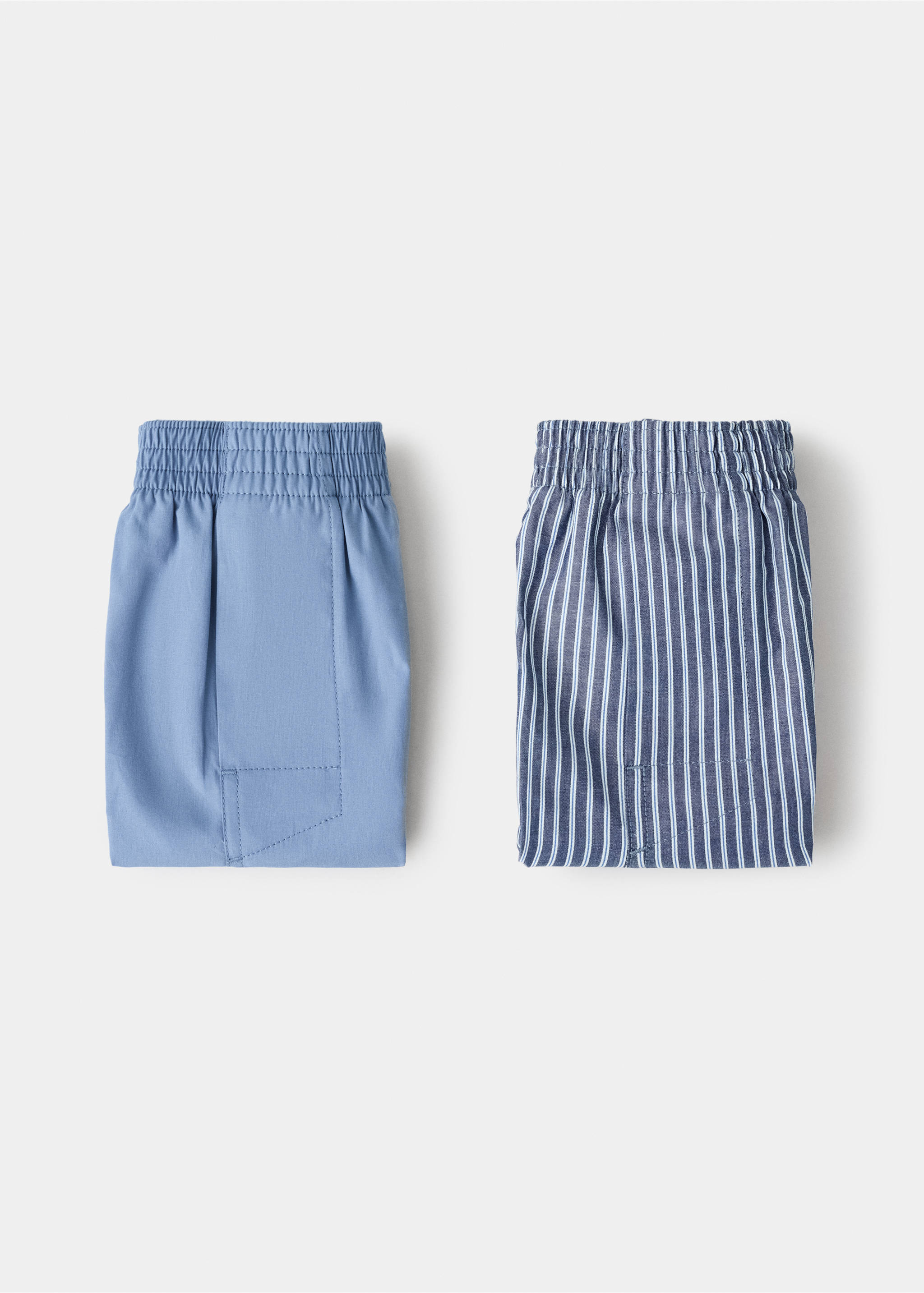 2er-Pack kombinierte Boxershorts - Artikel ohne Model, Marineblau. Ref: 27041510-00.