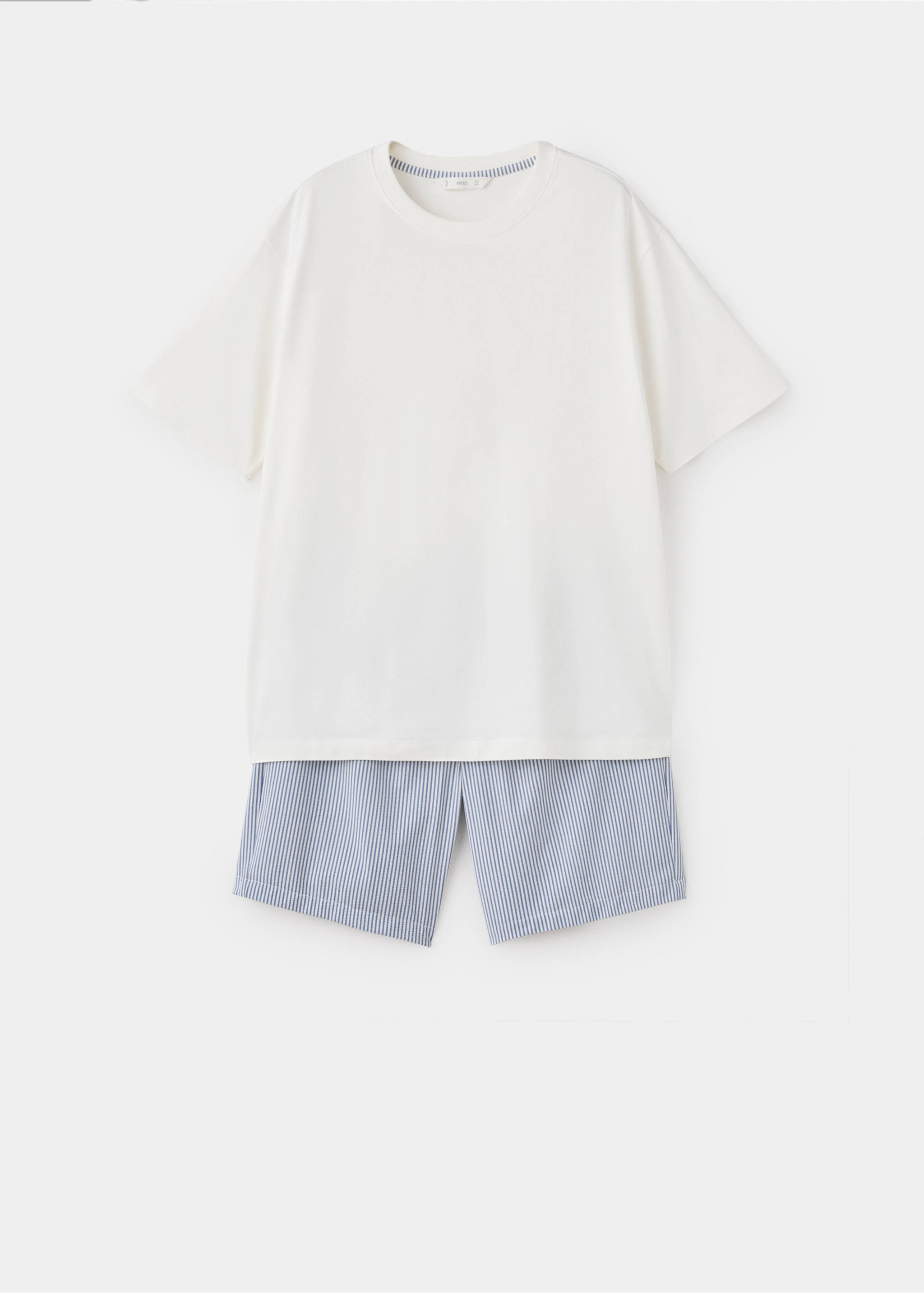 Pack pijama corto combinado - Artículo sin modelo, Azul. Ref: 27041511-00.