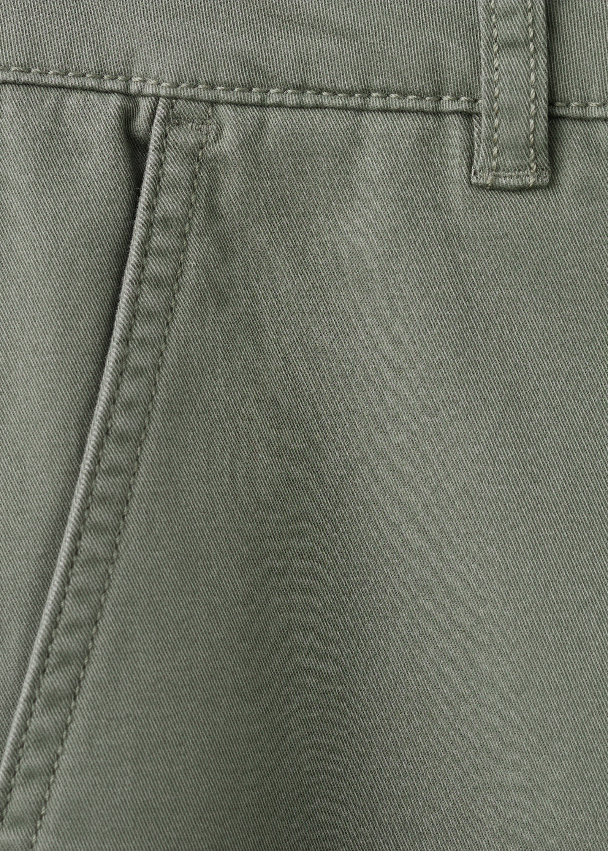 Pantalón chino liso - Detalle del artículo 8, Khaki. Ref: 27041512-00.