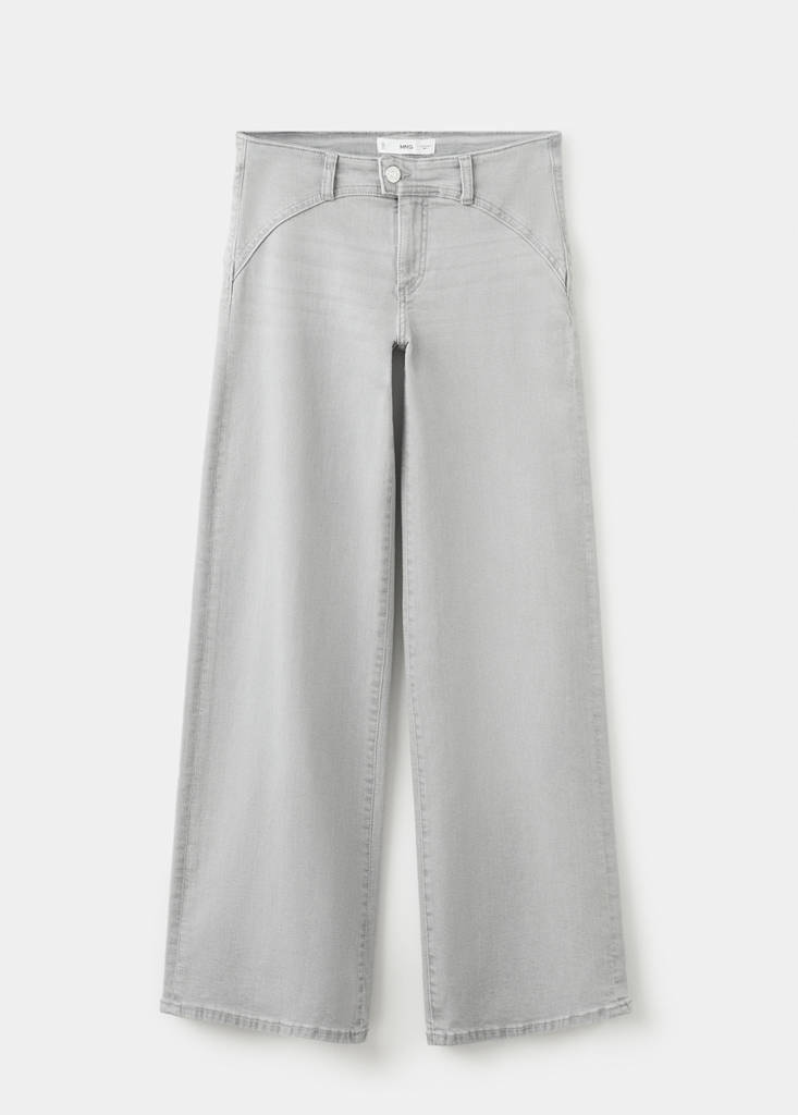 Straight low waist jeans — Denim Grey