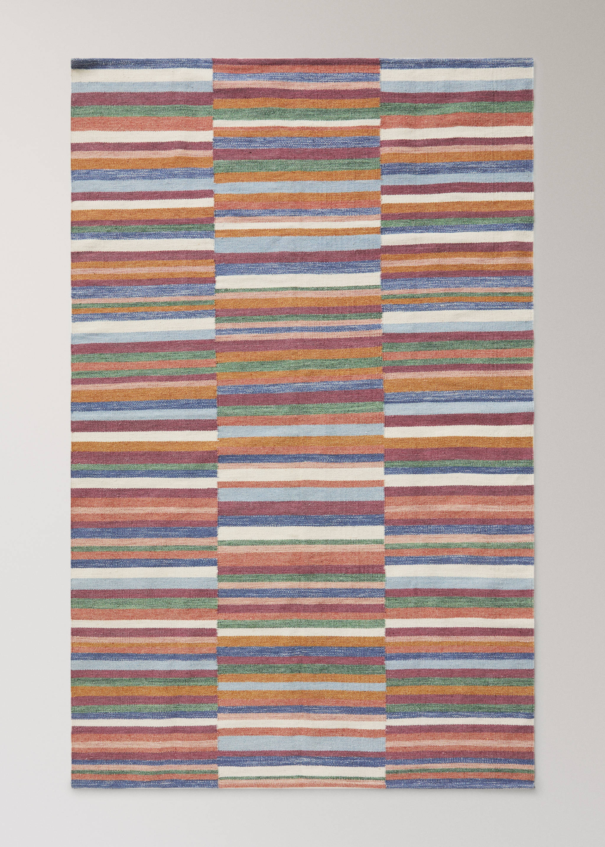 Large multicolour wool carpet - Article without model