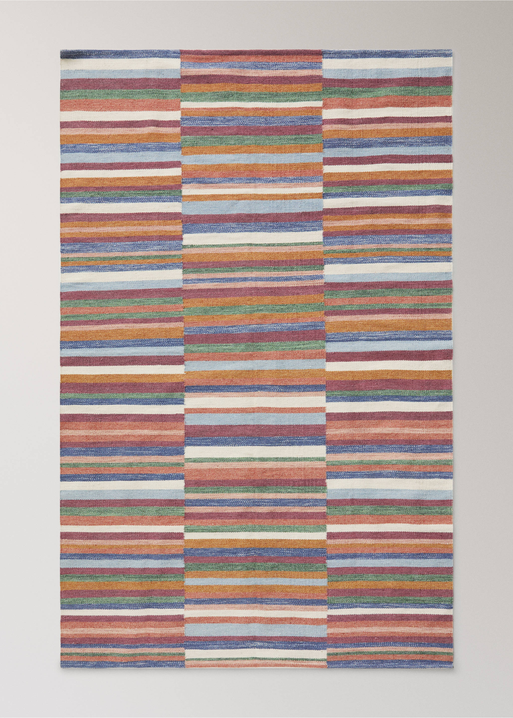 Large multicolour wool carpet - Article without model, Blue. Ref: 27041515-00.