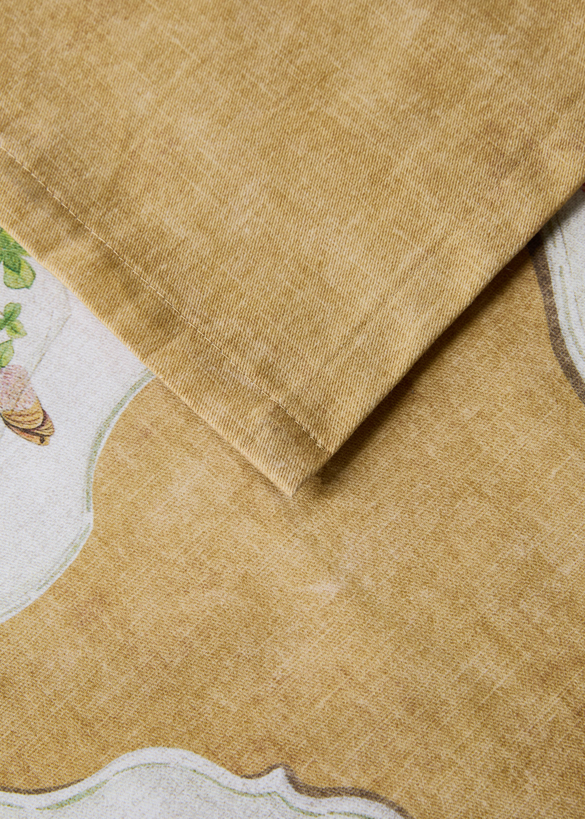 Nappe en coton éléments porcelaine vintage 6 à 8 convives - Détail de l'article 1