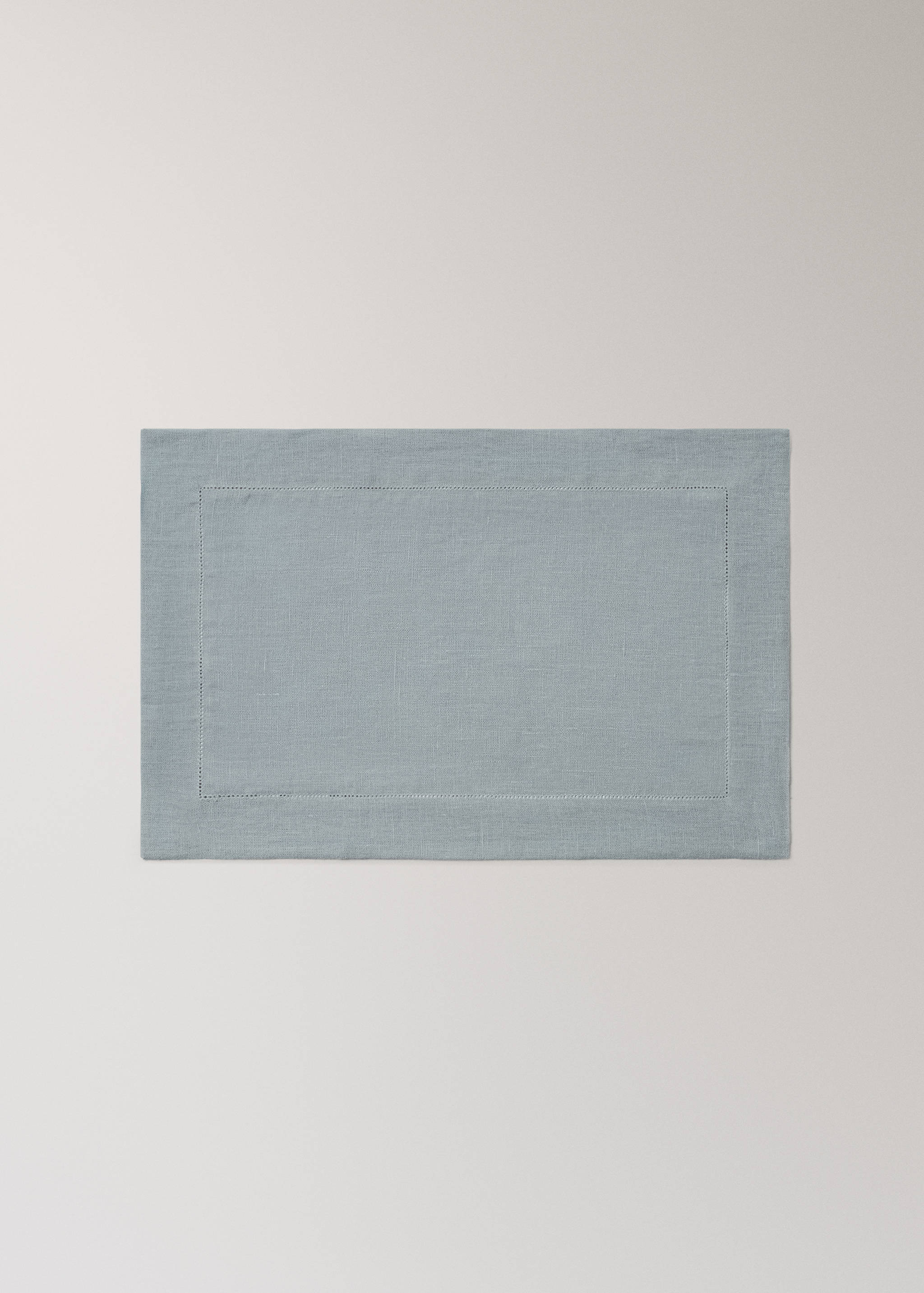 100% linen placemat with hemstitch finish - Article without model