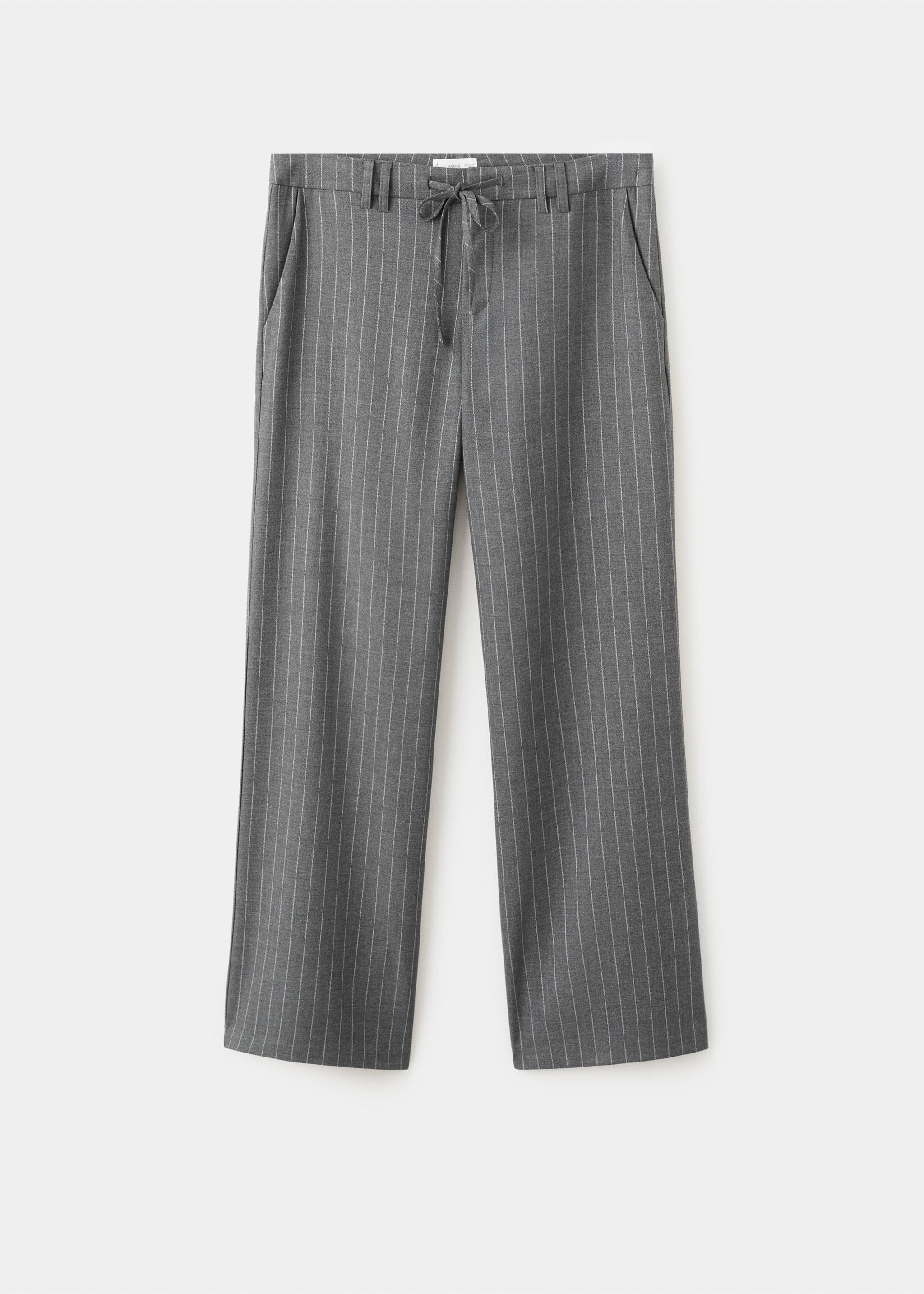 Striped suit trousers - Article without model, Grey. Ref: 27041521-00.