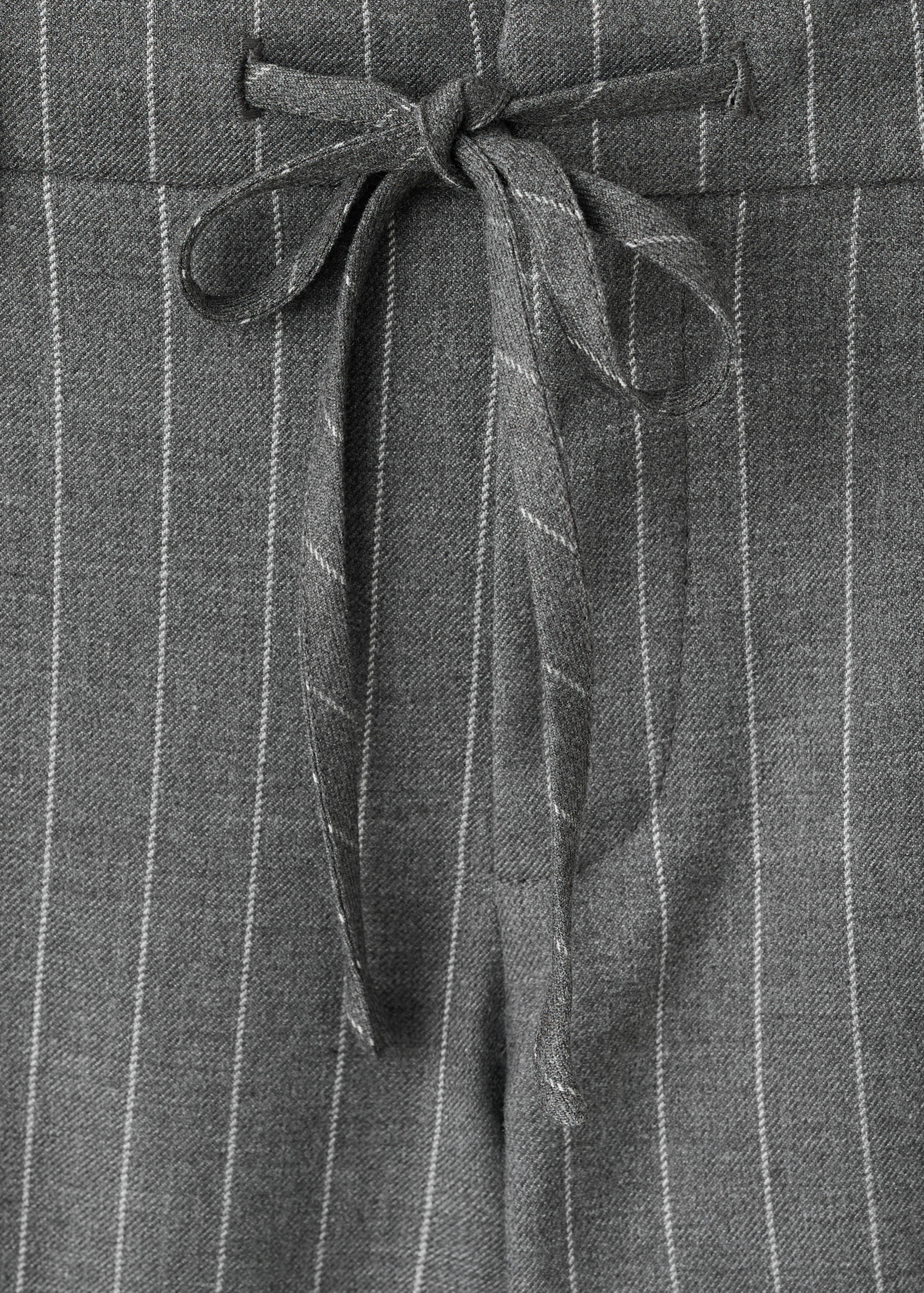 Striped suit trousers - Details of the article 8